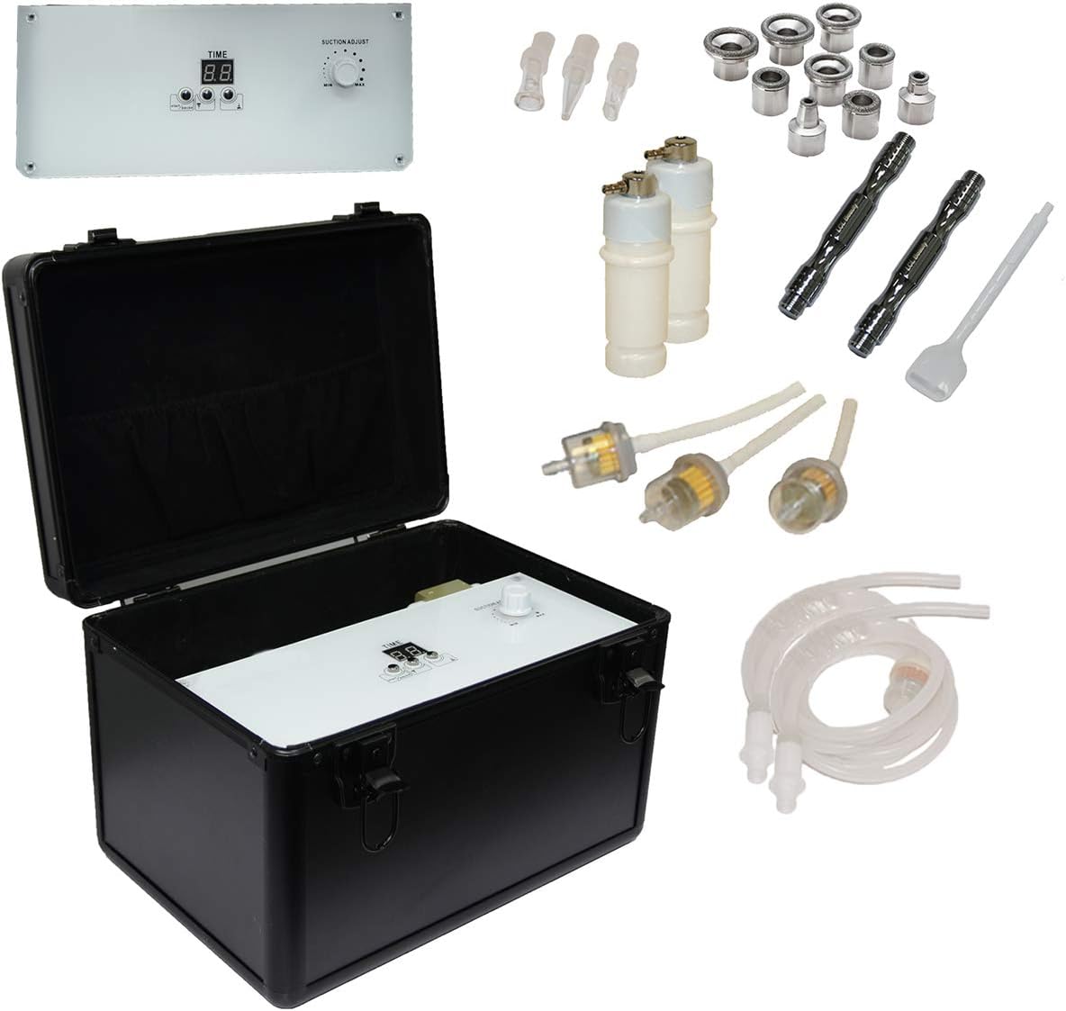 LCL BeautyElite 3 in 1 Multifunction Microdermabrasion Facial Machine with Spray Diffuser and Vacuum