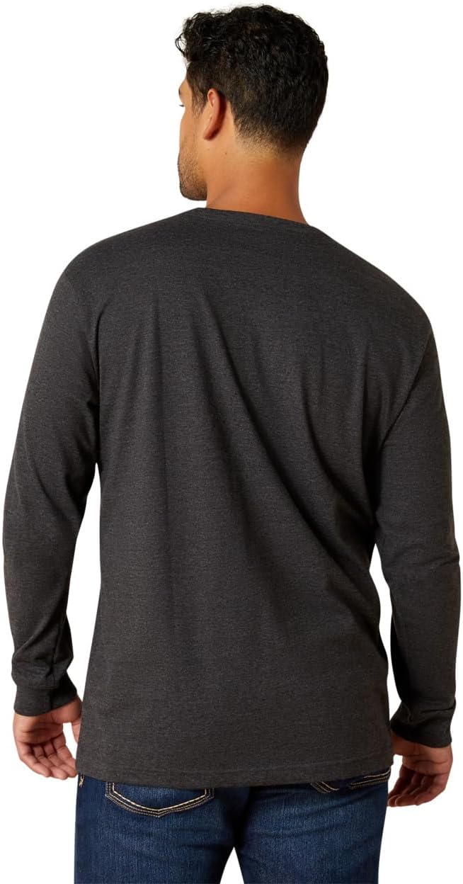 Ariat Mens Rebar Cotton Strong Standard Pocket T-Shirt - Image 2