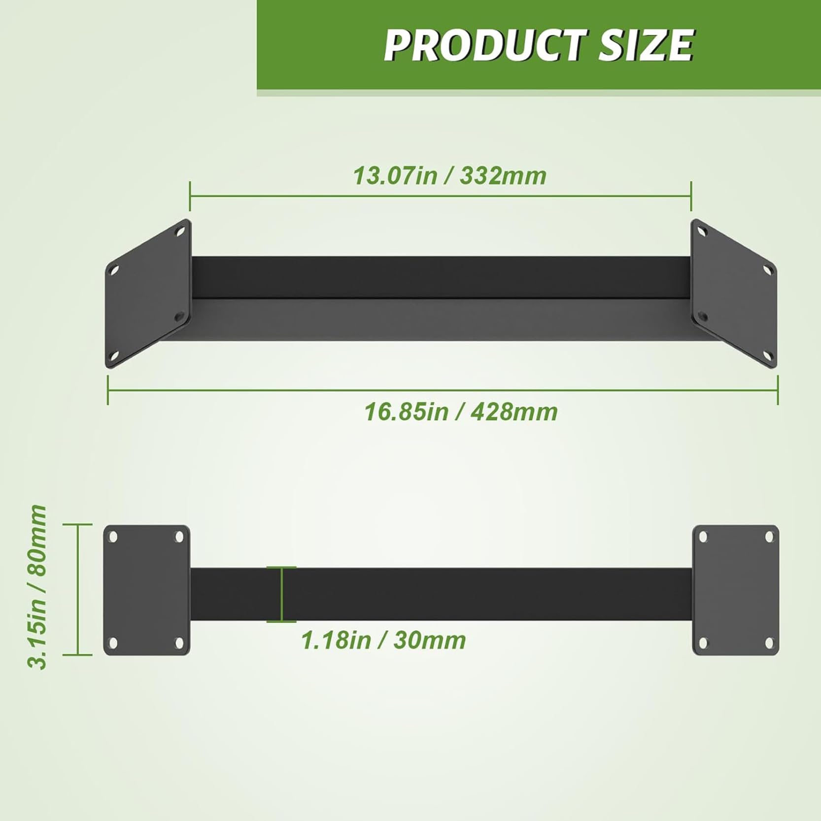 Kit de soporte de esquina resistente para pérgolas, cenadores y patios - Soportes de conector de 45° para un soporte robusto de las articulaciones interiores