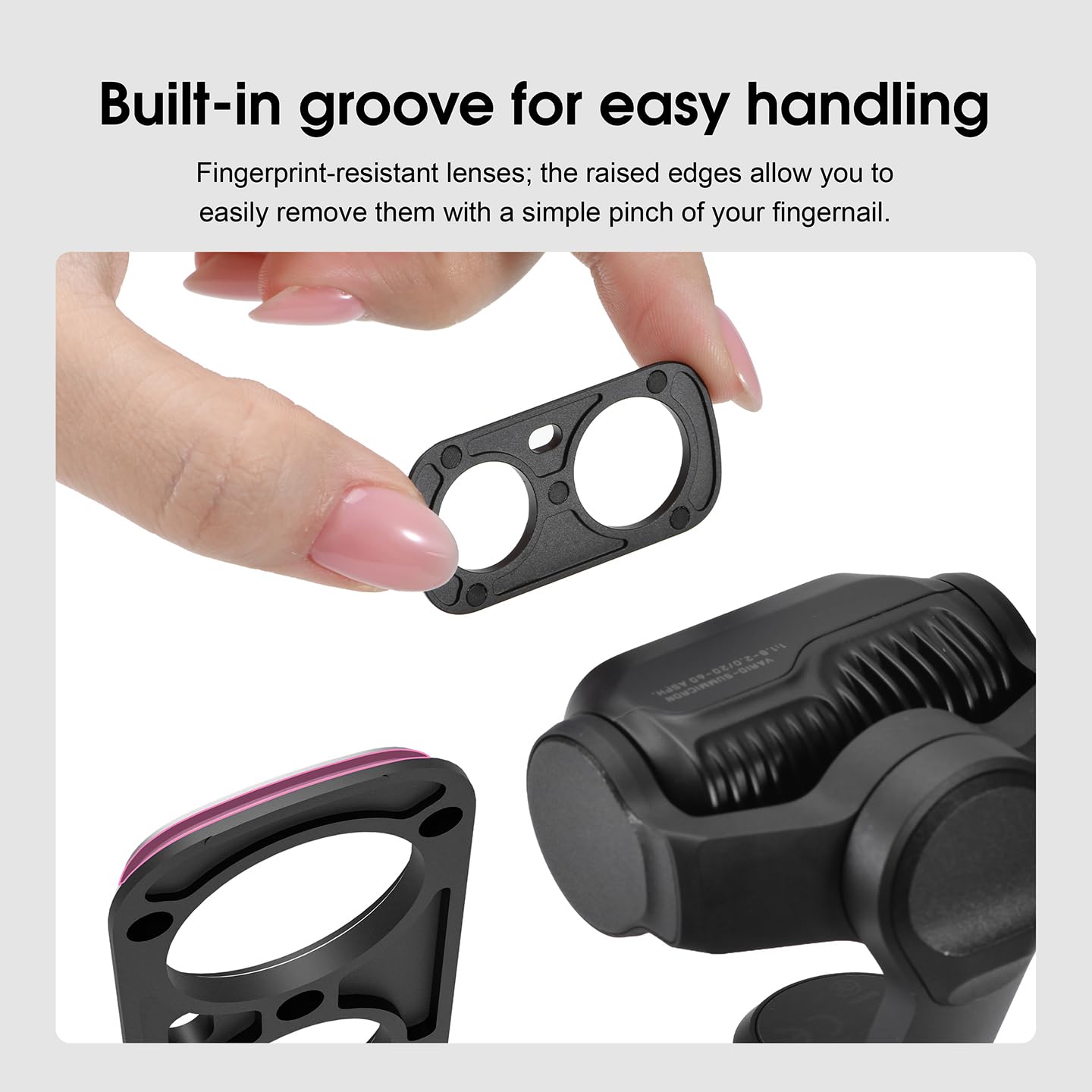 Magnetisches CPL & ND Filter Set für Insta 360 Luna Ultra Zubehör, 3er Pack Filterset für Insta360 Luna Ultra Kamera, CPL + Verstellbarer ND2-32 + Black Mist 1/4, HD-Optisches Glas, Multi-beschichtet