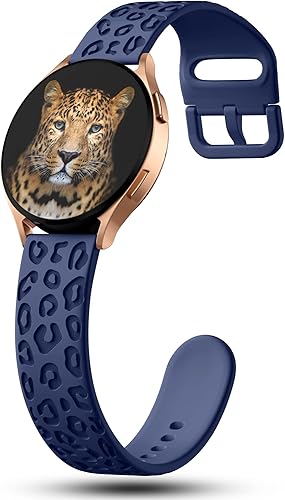 Miniatura 9 de Paquete de 6 correas grabadas compatibles con Samsung Galaxy Watch 5 BandGalaxy Watch 4Galaxy Watch 3 BandsActive 2 Watch Band 2, correa deportiva