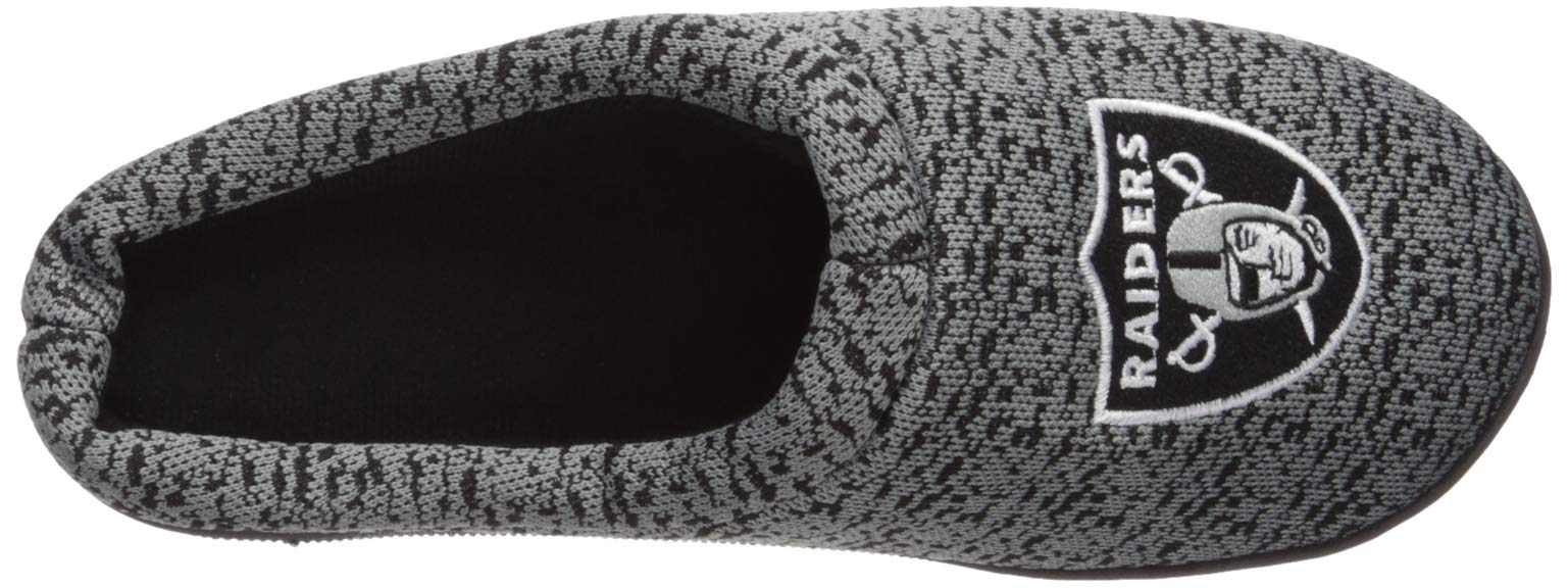 FOCO NFL mens Poly Knit Cup Sole Slipper