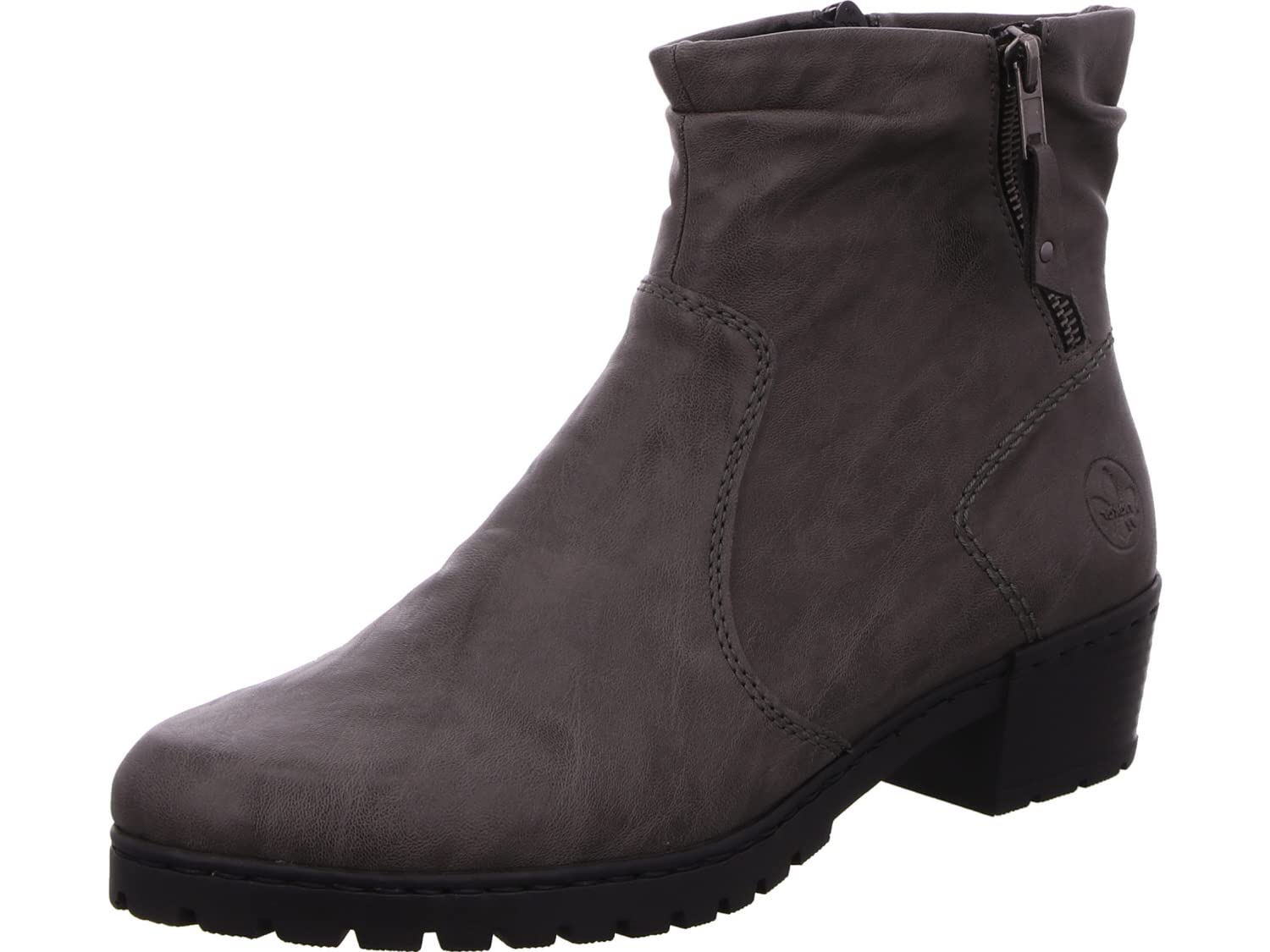 Rieker Women's Y17A1 Fashion Boot, Grey, 6.5 UK