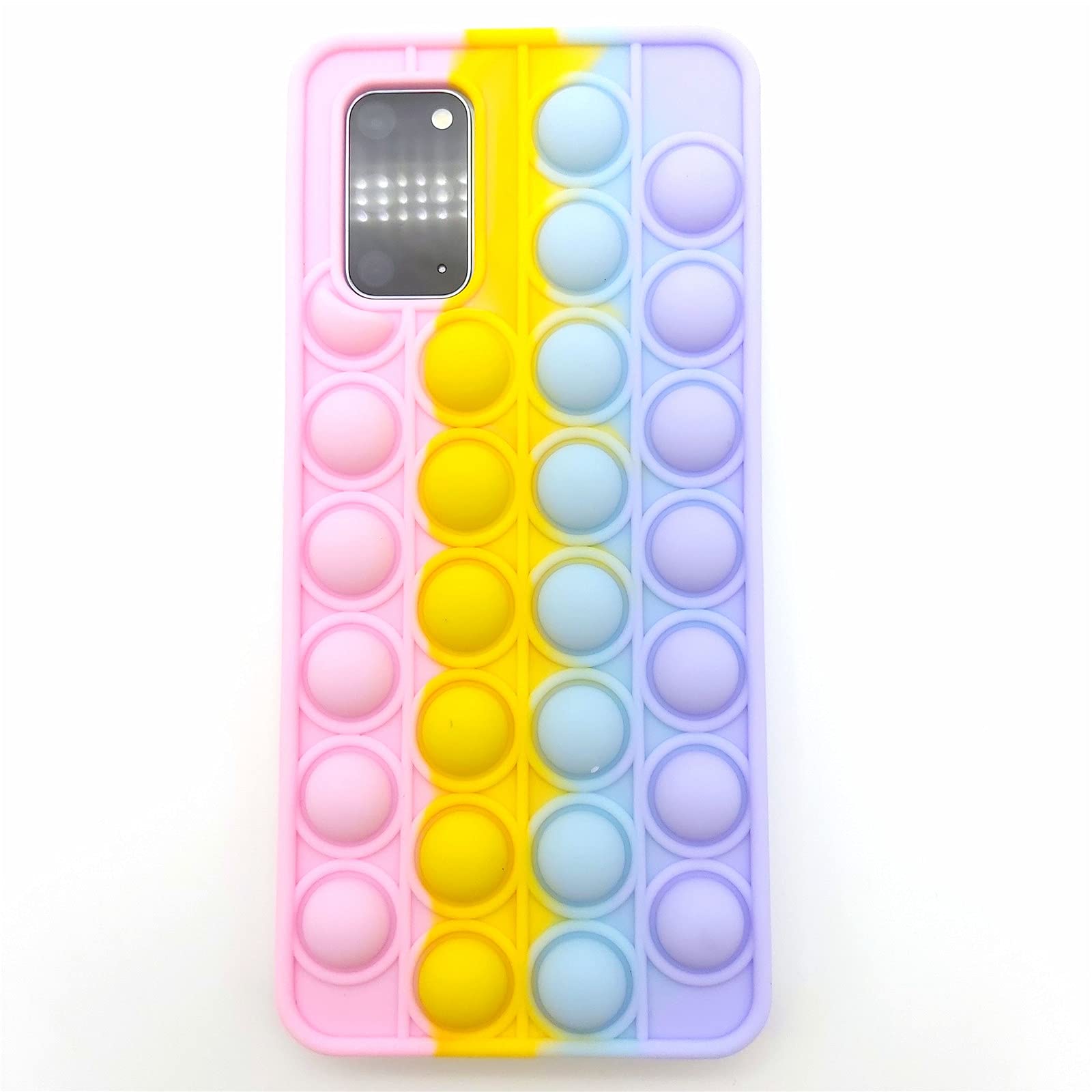 S20 FE Case for Samsung S20 FE Case Cute Galaxy S20 FE Case Sensory Push  Pop Bubble 3D Fidget Toys Teen Girls Women Boys Kids Release Stress Silicone