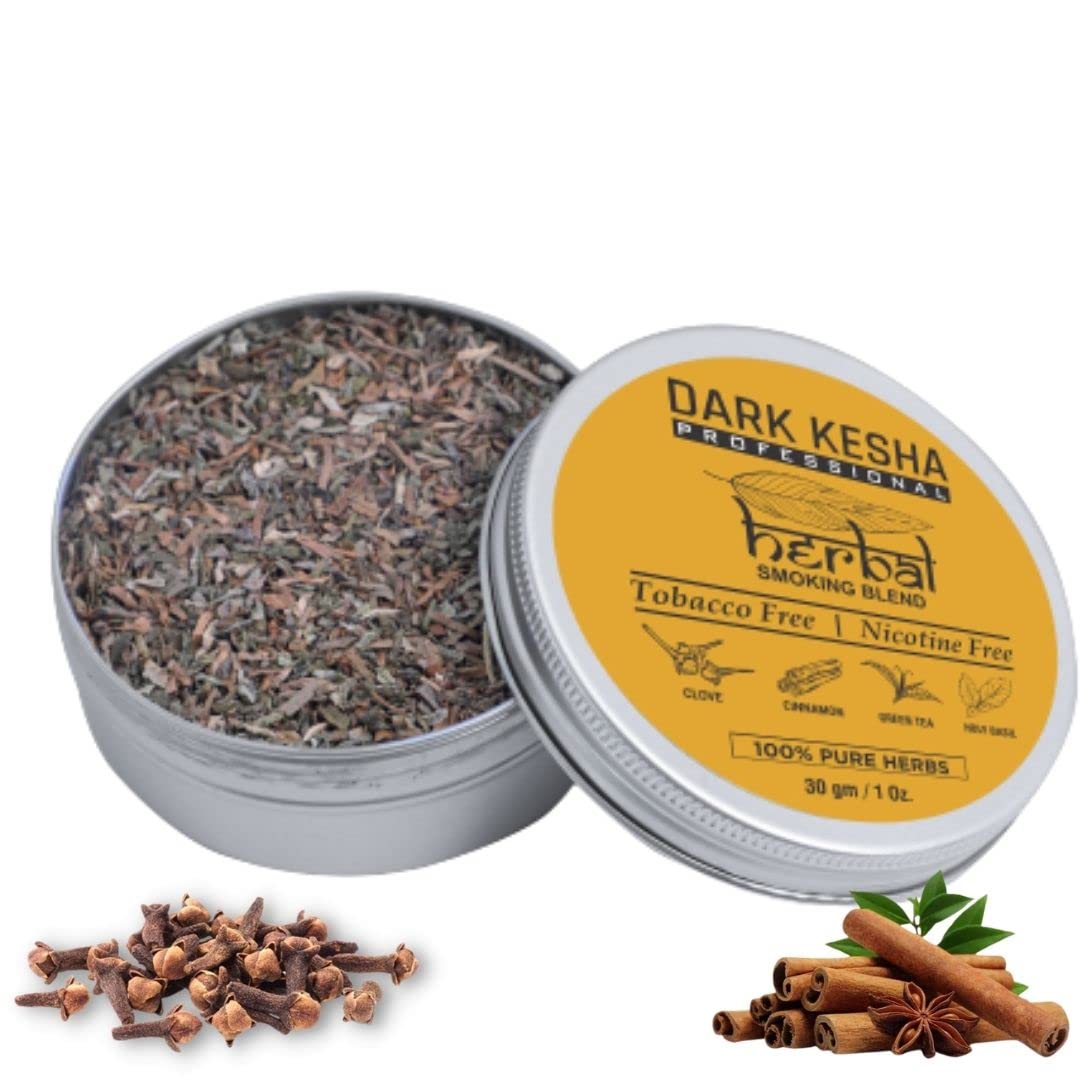 DARK KESHA Tobacco & Nicotine Free Smoking Mixture With 100% Natural Herbal Smoking Blend 1 Pack - 30gm (B0BTHHD2VQ) Amazon Price History, Amazon Price Tracker