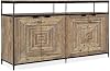 Hooker Furniture St. Armand Wood Entertainment Console in Bronze