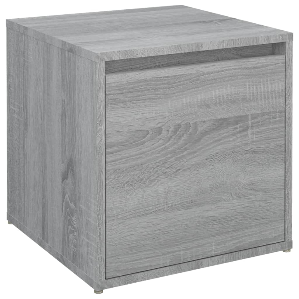 Cassetto Contenitore VidaXL In Legno Multistrato, Grigio Cemento, 40.5x40x40 Cm, Design Elegante E Robusto