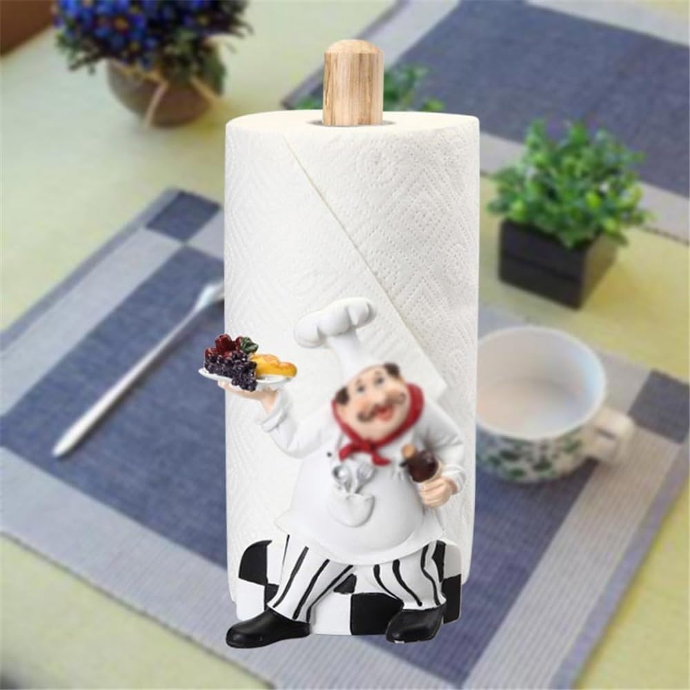 Uchwyt na ręczniki papierowe Stojak na ręczniki papierowe z żywicy, wolnostojący stojak do stołu kuchennego Home Decor
