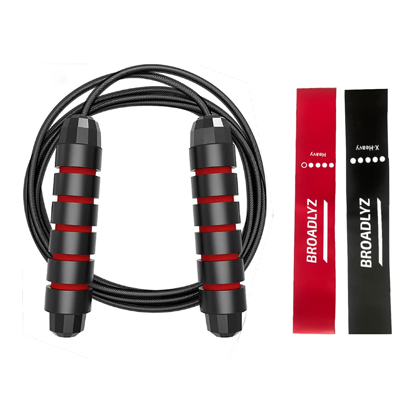 Jump Rope, Tangle-Free Rapid Speed Jumping Rope Cable with Ball Bearings for Women, Men, and Kids, Adjustable Steel Skipping Rope with Foam Handles for Gym Fitness, Home Exercise & Slim Body…