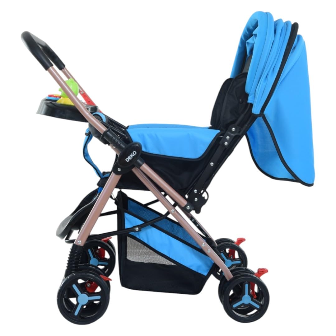 Carrinho de Bebê Azul Deko | Amazon.com.br