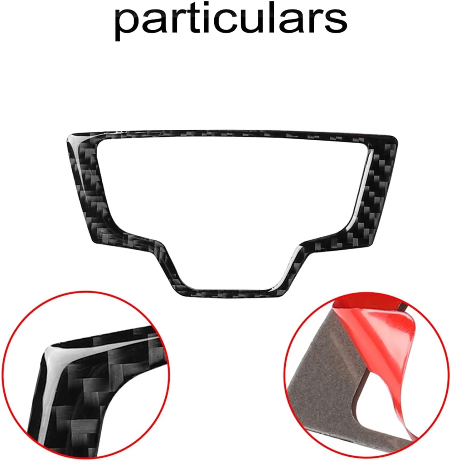 Carbon Fiber Multimedia Button Frame Cover Knob Trim Sticker for Audis A6 S6 C7 A7 S7 4G8 2012-2018