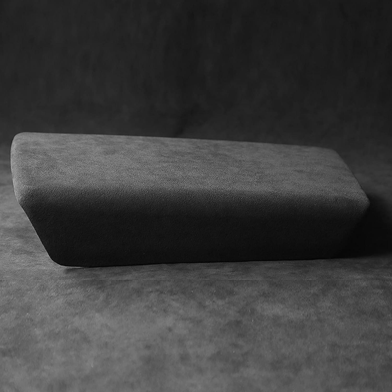 KUNGKIC for Tesla Model 3 Model Y 2017-2023 9002 Color Italian Top Suede Center Console Cushion Protector Pad Automobile Armrest Box Mat Cover Interior Decor Accessories (Black)