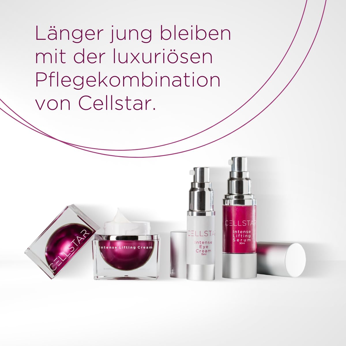 Cellstar® Beauty Box – Premium Anti-Aging Gesichtspflege-Set mit Intense Lifting Cream, Serum & Eye Cream – Feuchtigkeitsspendende Pflege - reife Haut – Gatuline, Kalinat DNA & Hyaluronsäure