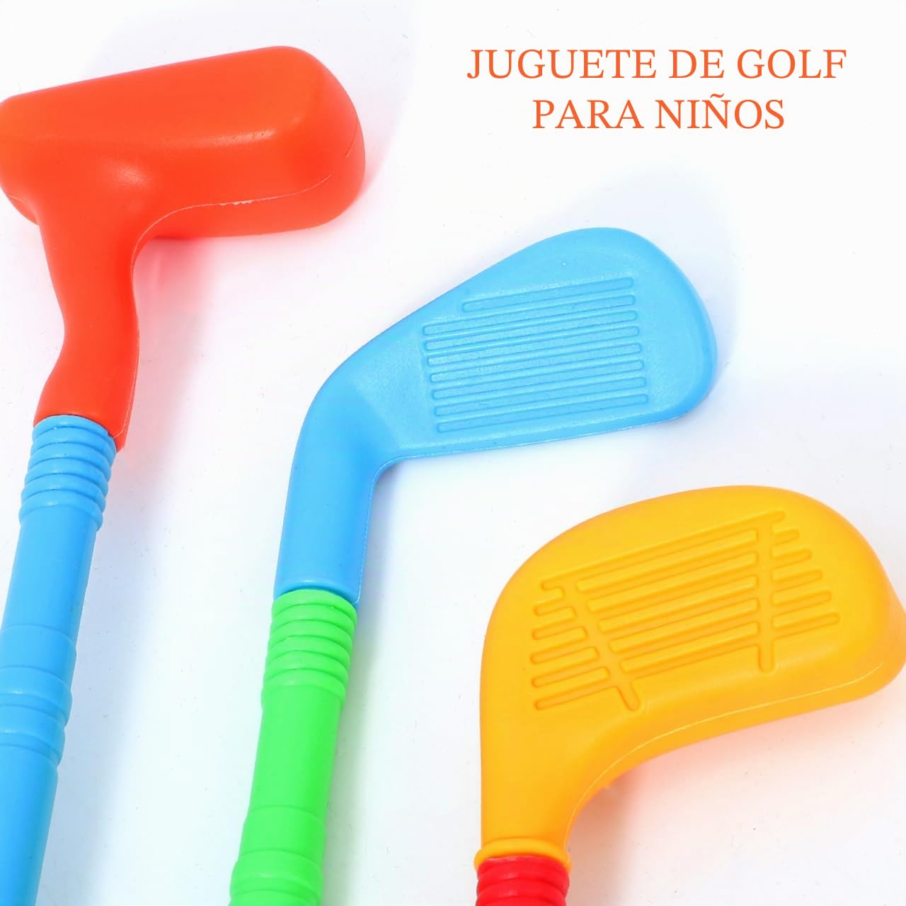 HEMOTON Juego de golf para niños pequeños, maletín de golf para niños, juguete deportivo – Juego de palos de golf para interior y exterior para niños y niñas 2, 3, 4, 5 años