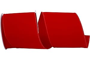 Reliant Ribbon: Enhancing Creations with 4 Inch Velvet Wired Ribbon