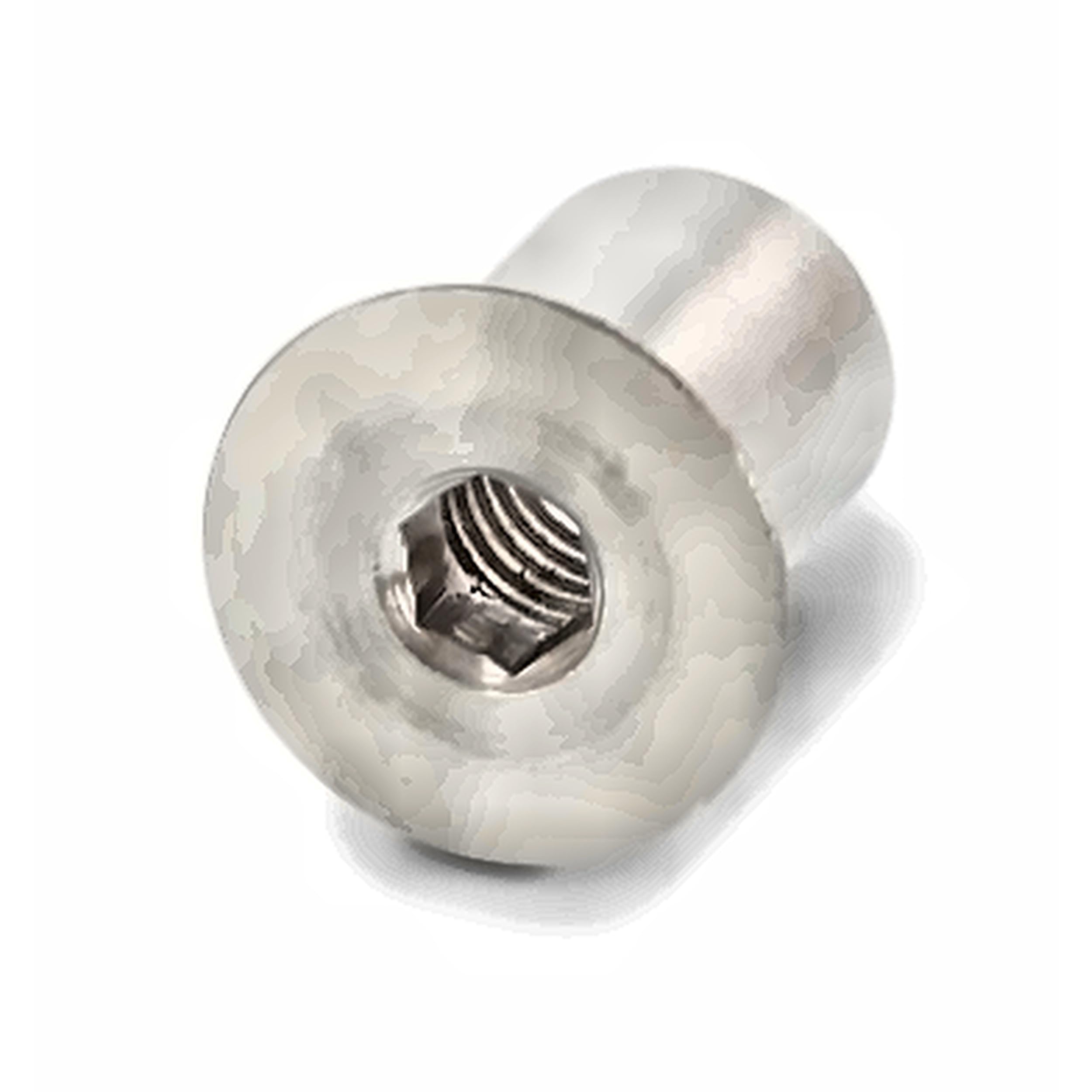 Tuercas de manguito M8 x 16, acero inoxidable A1, similar a DIN 9062, cabeza avellanada SW 2-50 unidades