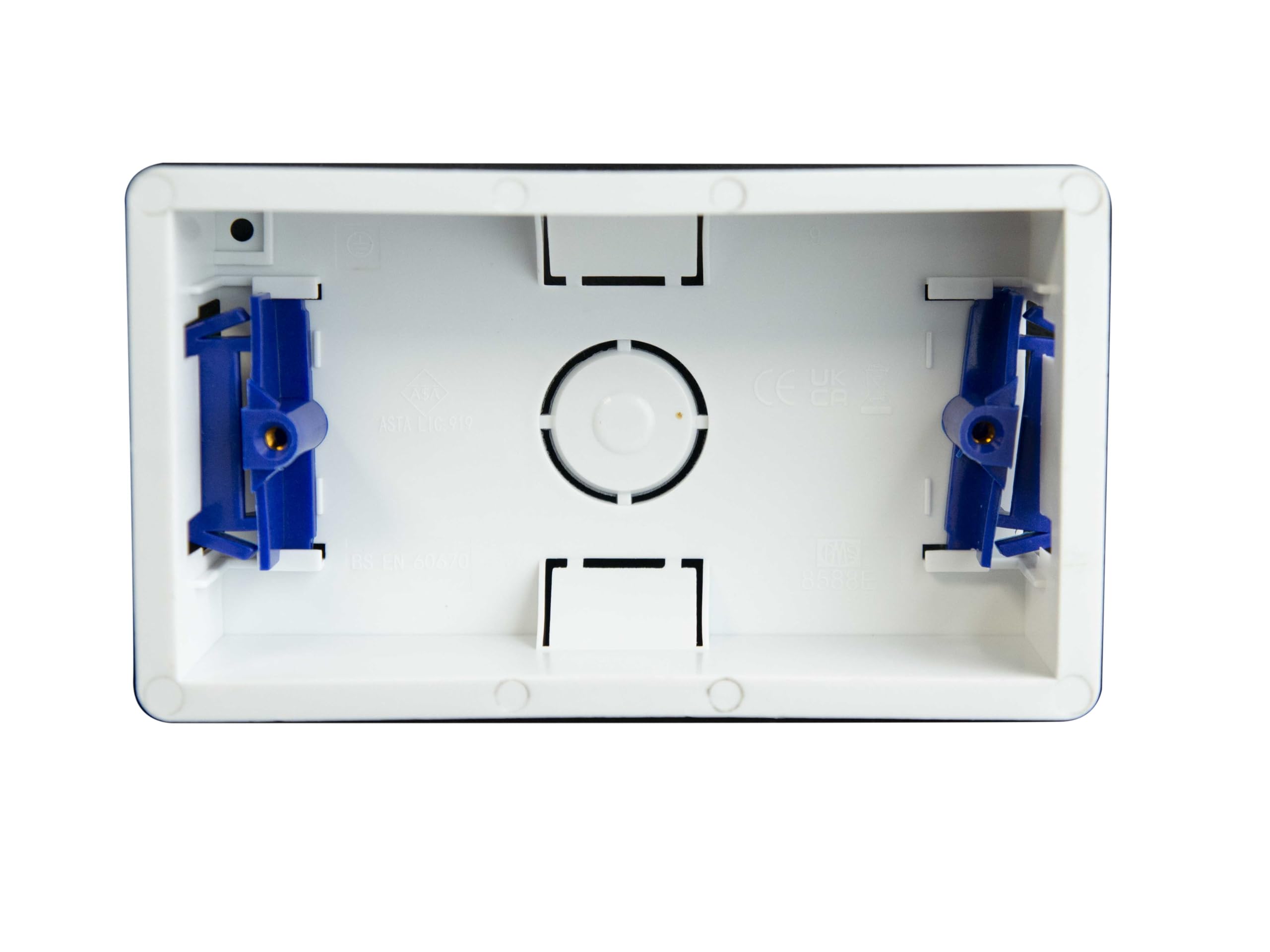 Dencon 2-Gang Dry Lining Box 36mm - Adjustable & Versatile Installation