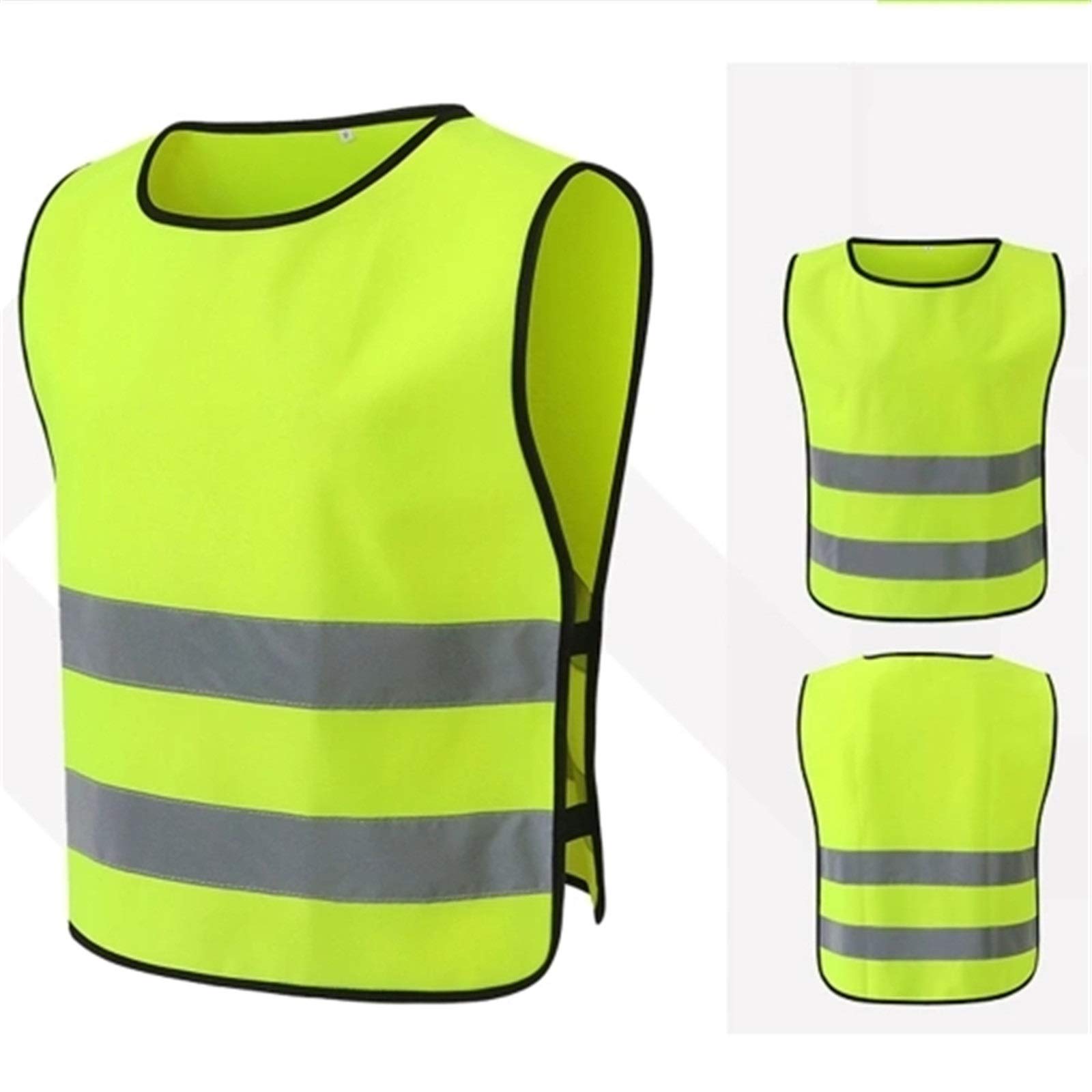 Gilet Réfléchissant Vêtements de Travail Sécurité la sécurité pour L'extérieur(M)