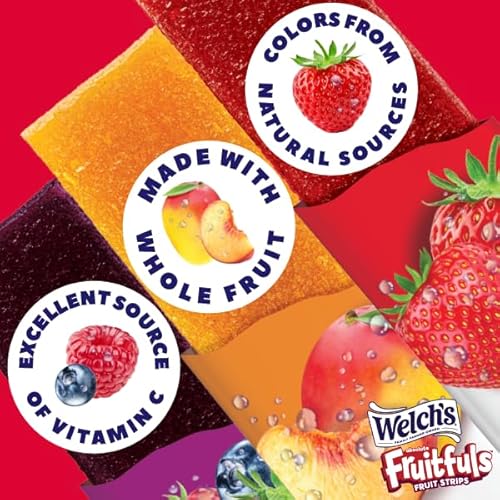 Welch'S Welch’S Absolute Fruitfuls Fruit Strips, Mango Peach Flavored Fruit Leather, Tasty Dried Fruit Snacks For School Lunches thumb #4