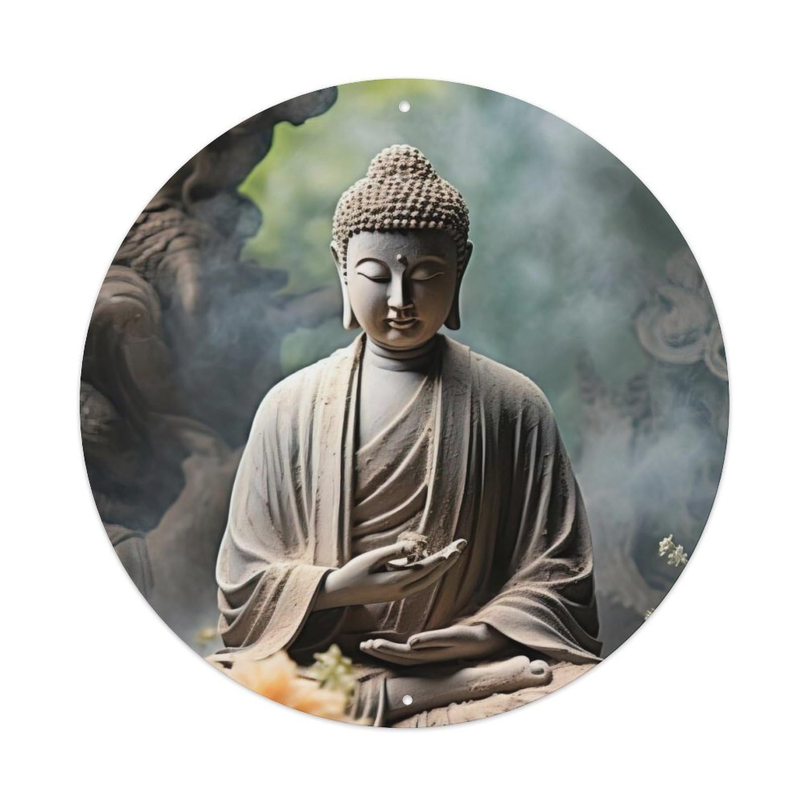 Buddhism Buddha Religious Beliefs Artwor Metal Tin Sign