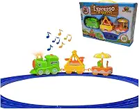 Trem Express Parquinho Giratório Carrossel Infantil
