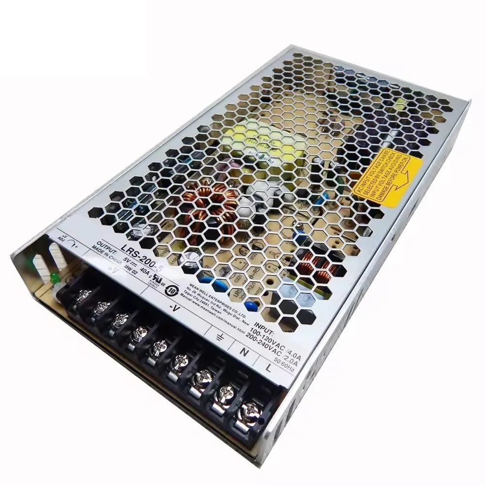 200 W Uniwersalny Regulowany Zasilacz Impulsowy LRS-200-5 V 12 V 24 V 48 V 200 W Pojedyncze Wyjście Sterownik Transformatora Mocy Impulsowej do kampera, samochodu, komputera, laboratorium(24V)