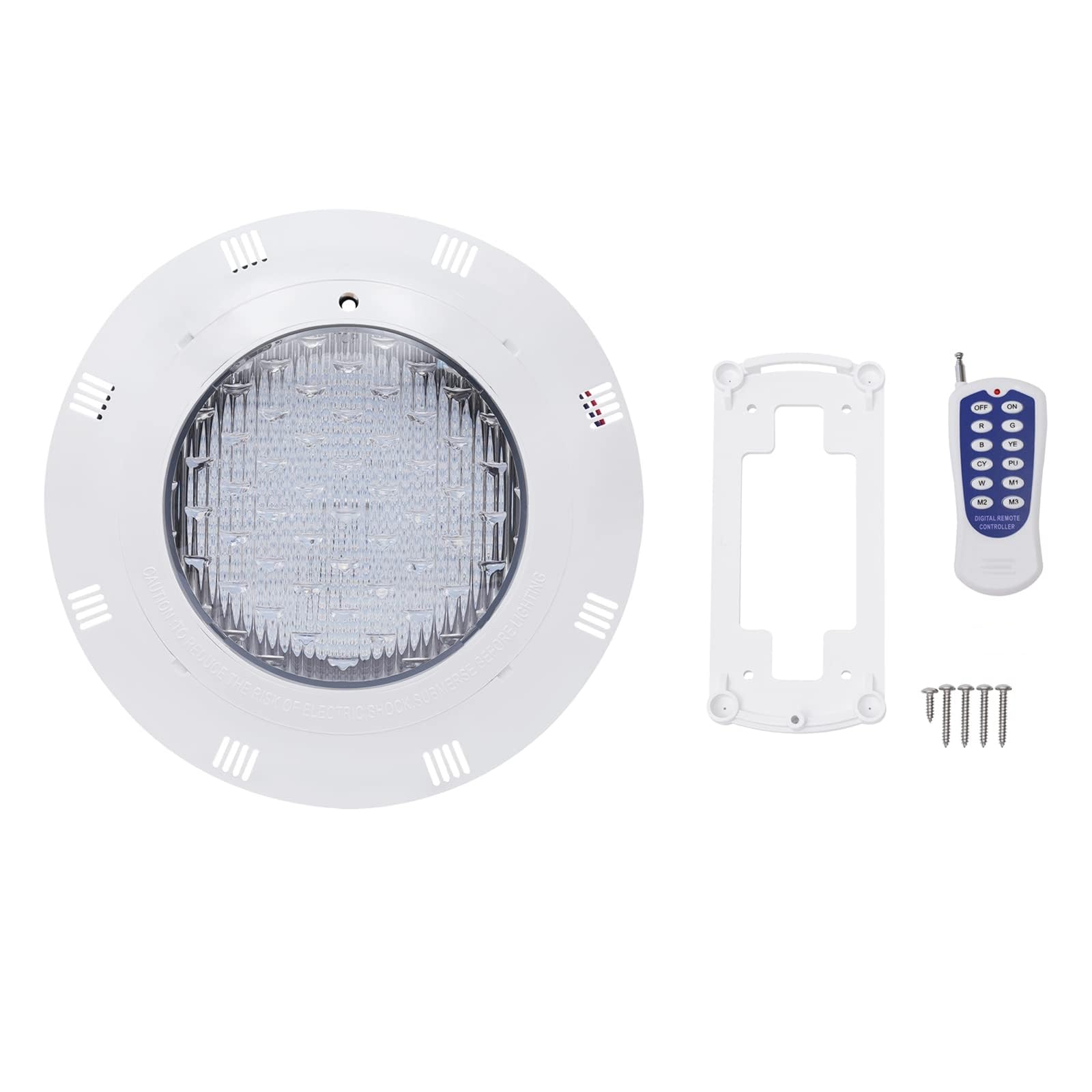 Illuminazione a LED per piscina, 45 W, RGB per piscina, IP68, impermeabile, con telecomando, luce subacquea, controllo dell'interruttore, illuminazione subacquea, 12 V AC