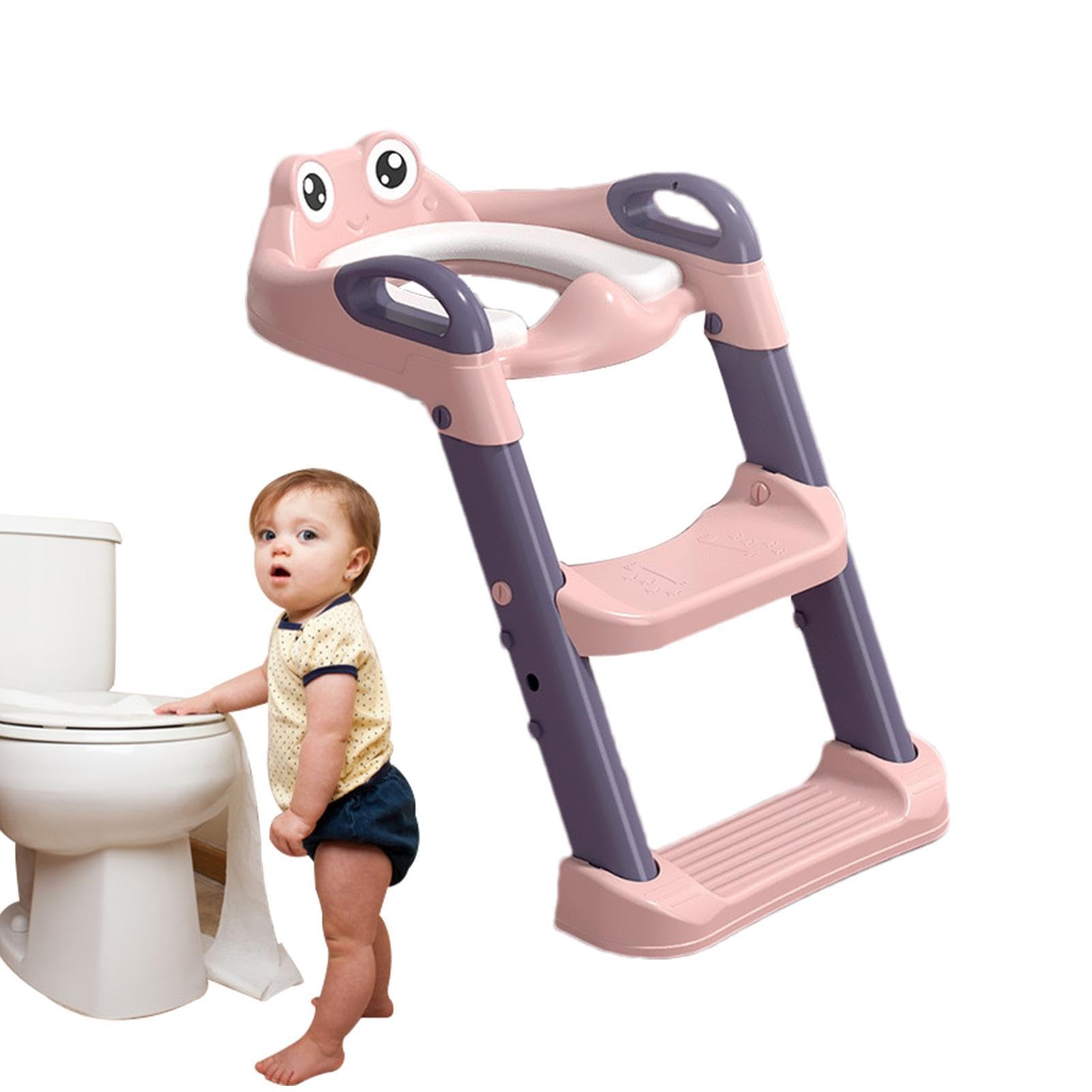 Scaletta WC per bambini piccoli, vasino con gradini Sedile per vasino con | Sedile per vasino Step Sgabello da bagno impermeabile da viaggio per il bagno di casa,