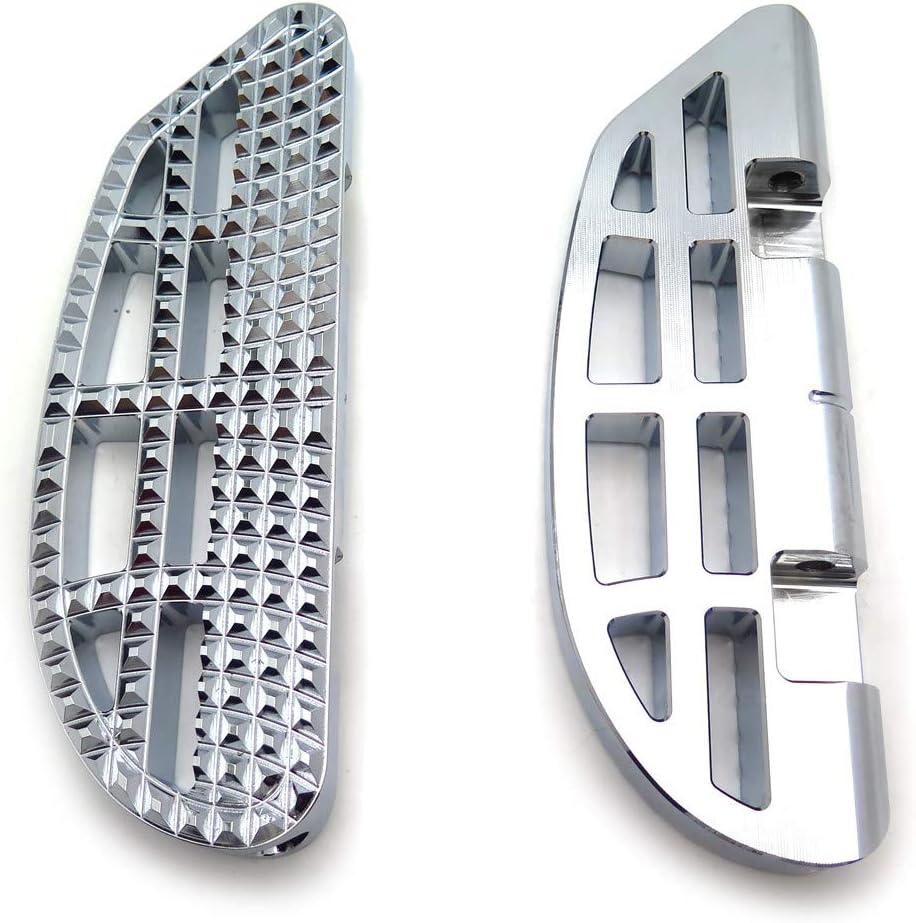 HTTMT- USMT216-109B-CD- Chrome Dominator Passenger Floorboard Knob Compatible With 2000-19 SoftailH-D Softail Slim Street Glide Road King Electra Glide [See Fitment]