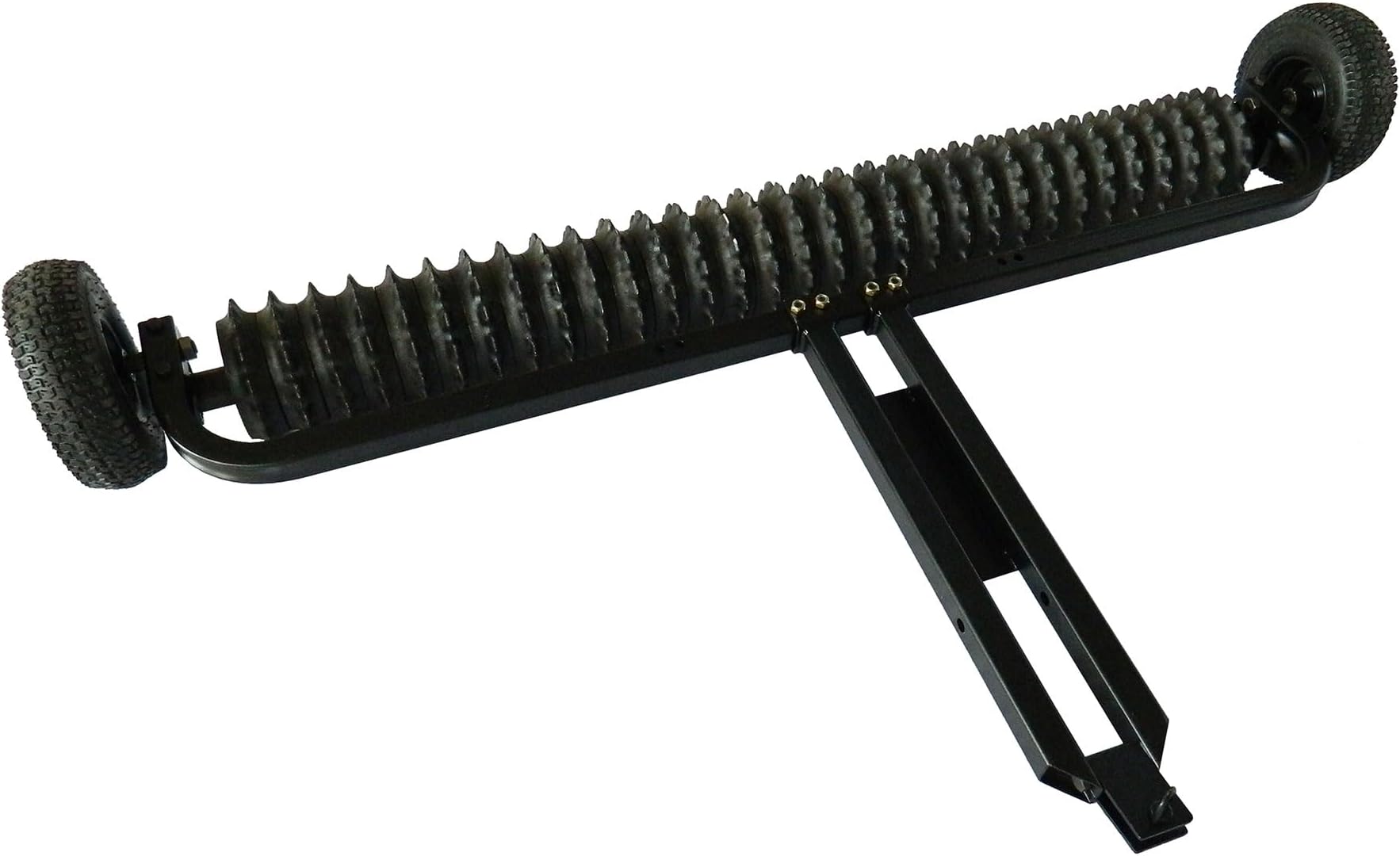 Field Tuff 72 Inch Cultipacker 3 Point Hitch Black Durable Agricultural Implement for Soil Preparation and Seed Bed Firming, Black