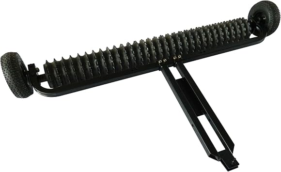 Field Tuff 72 Inch Cultipacker 3 Point Hitch Black Durable Agricultural Implement for Soil Preparation and Seed Bed Firming, Black