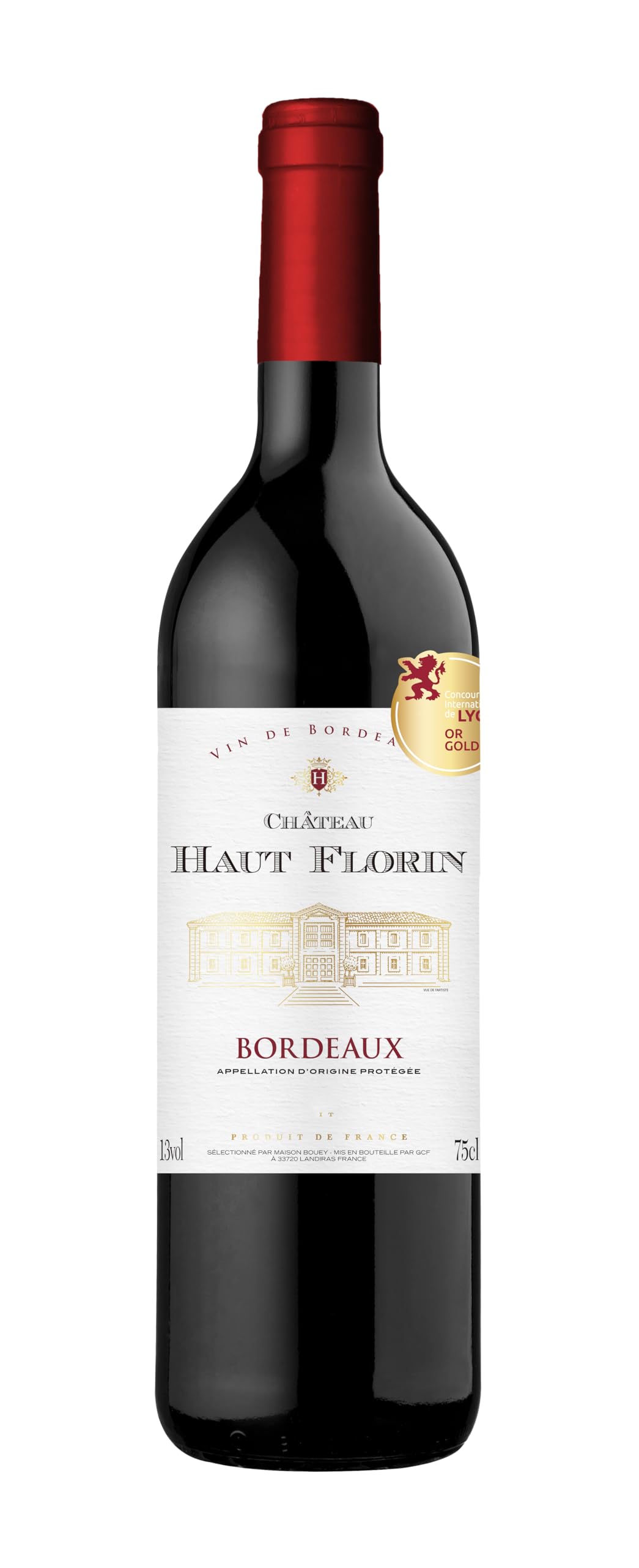 Sélection Bordeaux - Confezione regalo vino rosso medaglia d'oro in cassa di legno - Ideale per regalo - Bordeaux, Francia (3 x 0,75 l)