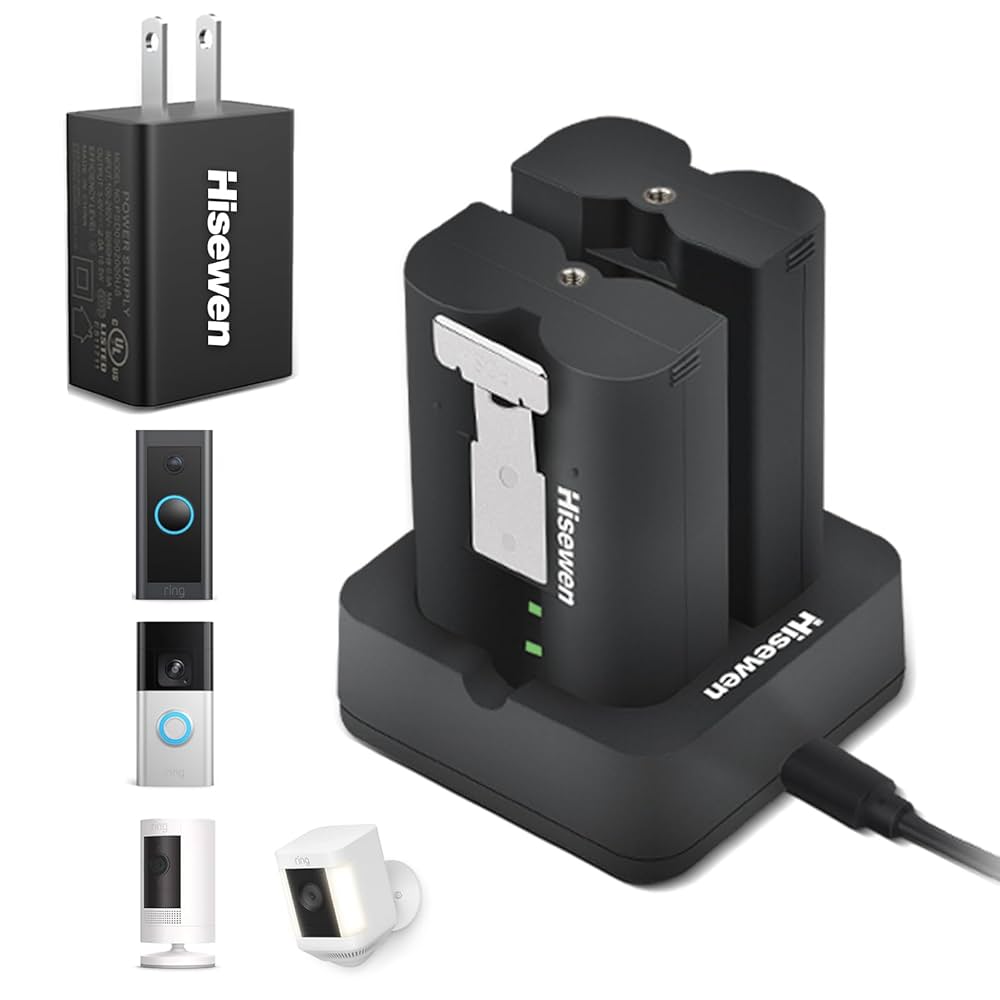 【新品未開封】Ring Stick Up Cam Battery 2個セット Amazon.com: Like-New Ring Stick Up Cam Battery HD security