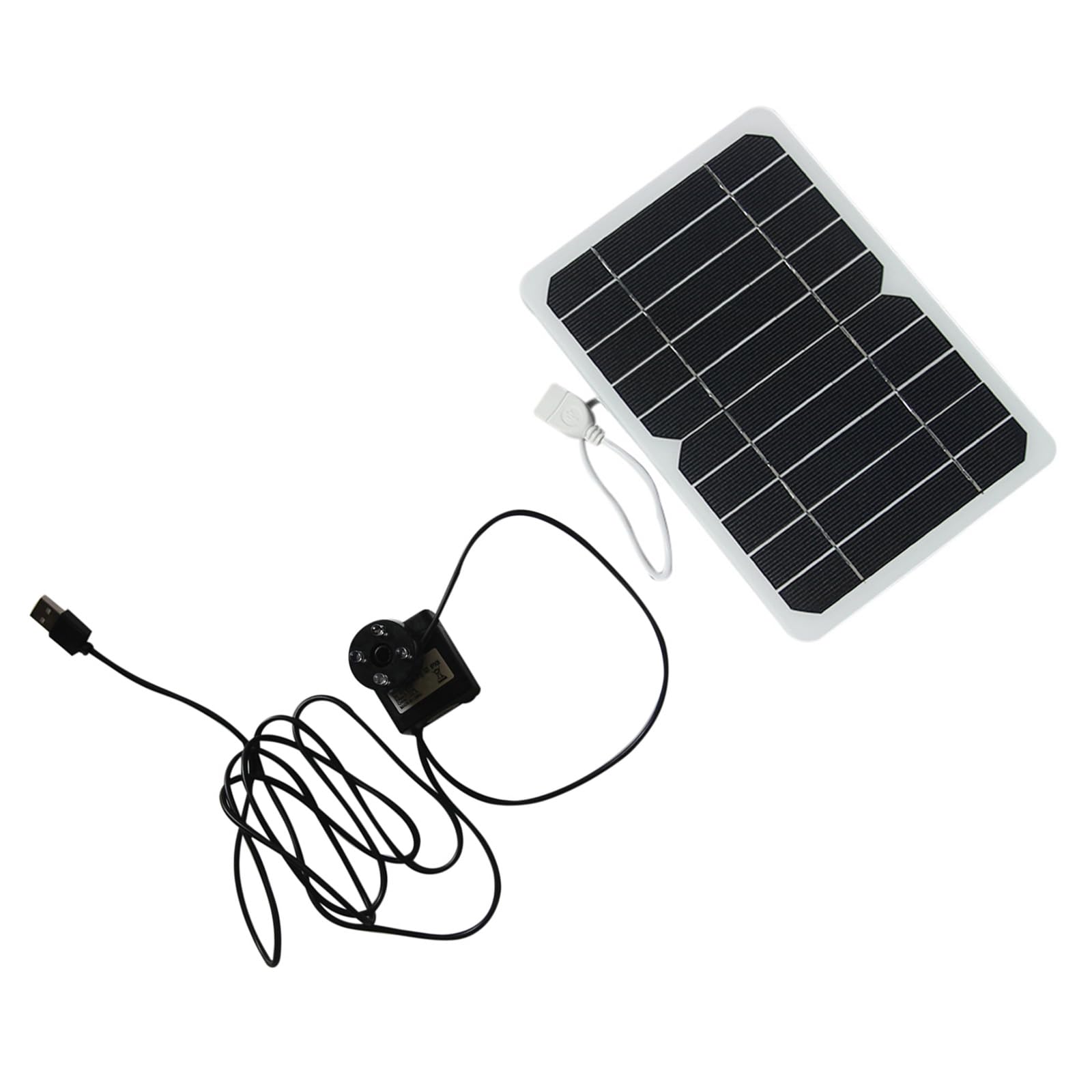 pompe solari monocristalline delle fontane 5W con 6 modalità di spruzzo per la caratteristica dell'acqua del giardino dello stagno del bagno dell'uccello