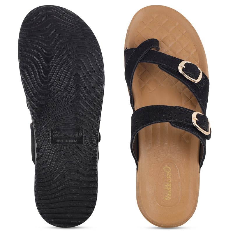 Image of WALKAROO Comfort Sandal For Women's|CloudStep Double-Density PU Sole - Ultimate Comfort|Stylish Casual Wear|WE2501