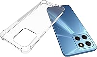 Vista 3 de Funda para Honor X6 / X6s / Honor X8 5G Transparente TPU Cuatro Esquinas Funda Protectora Transparente Suave