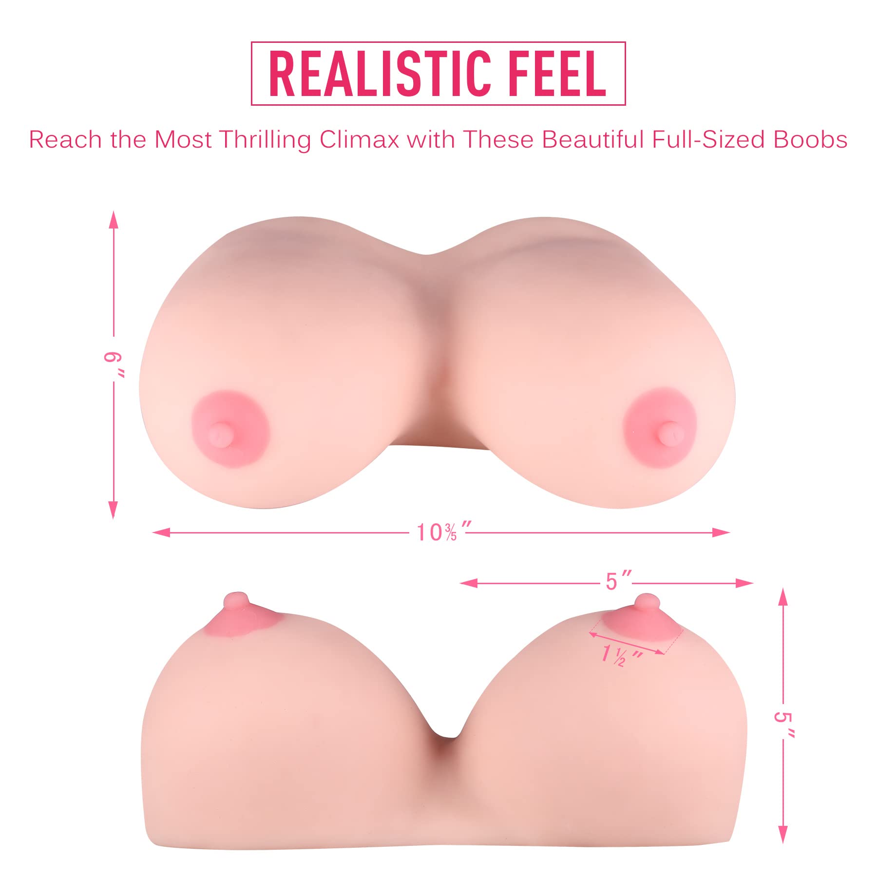 Y-NOT Sex Toys D Cup Breast Sex Masturbator, 3D Realistic Big Double D Fake  Boob for Male Men Masturbation, Teats for Adult : Amazon.com.au: Health,  Household & Personal Care