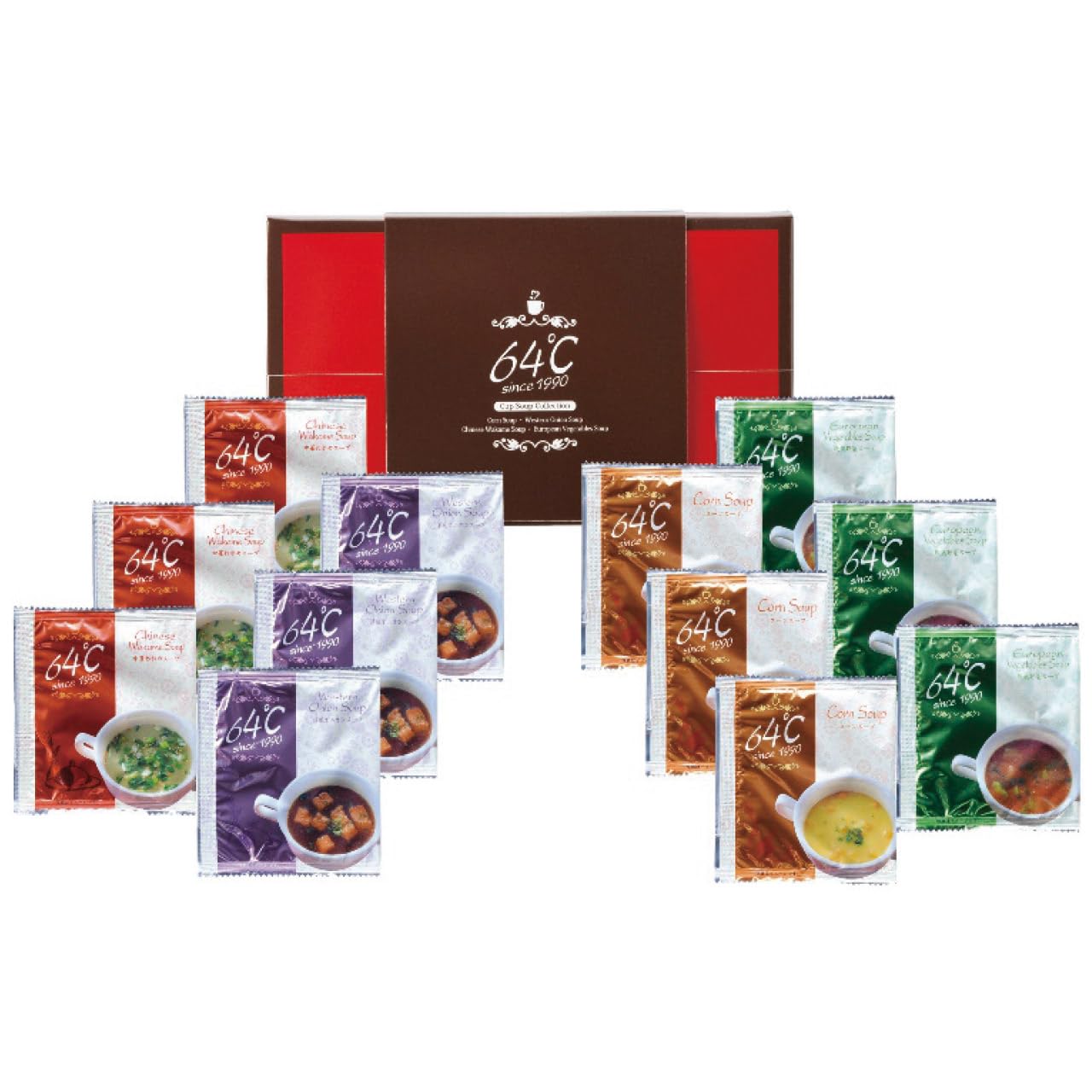 Amazon | 64℃スープギフト M-S15 287-3117-091 | メイワ | 紅茶・お茶