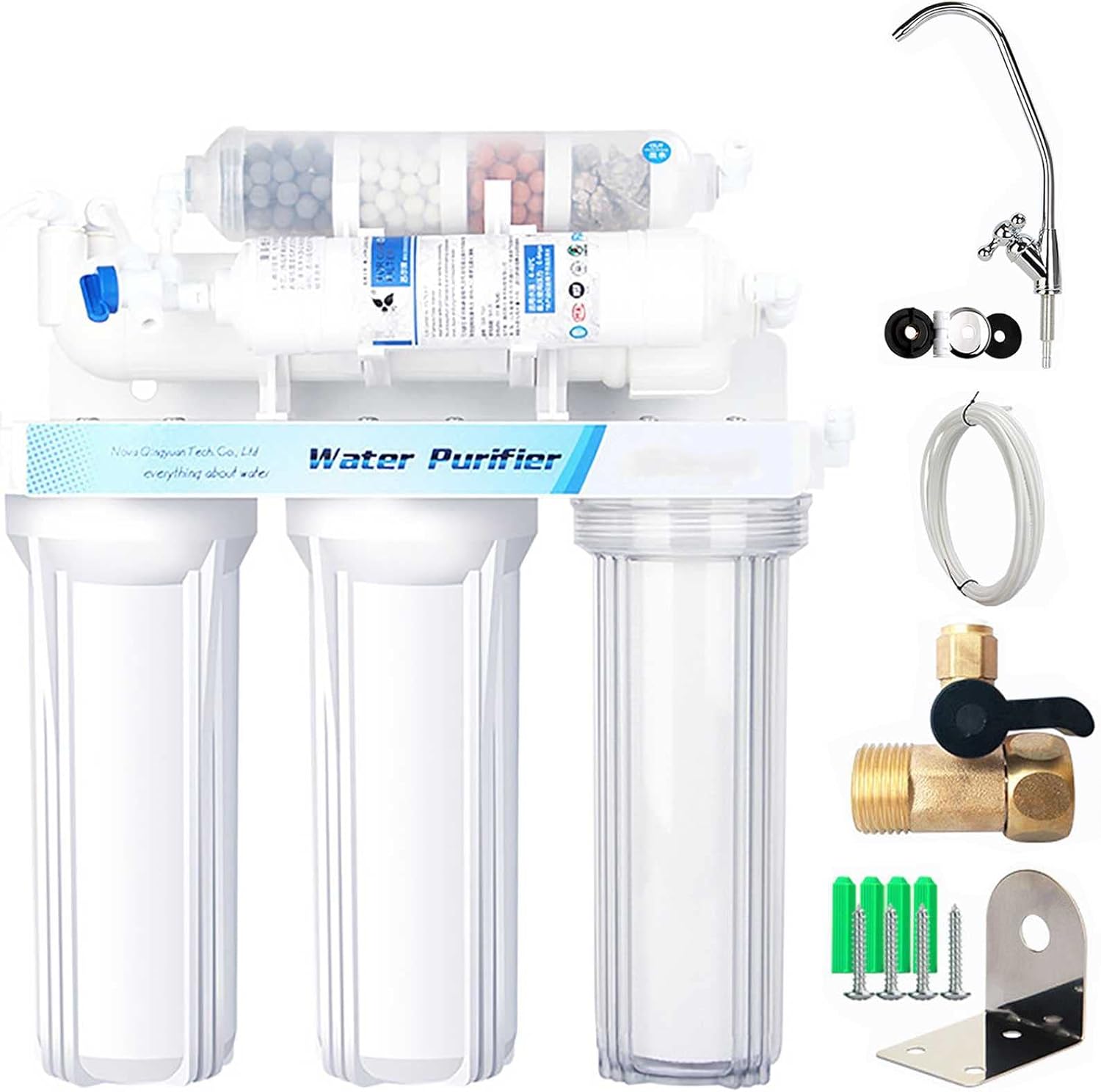 TANGER UltraFiltration Under Sink Water Filter System Water Filter for Sink 6Stage