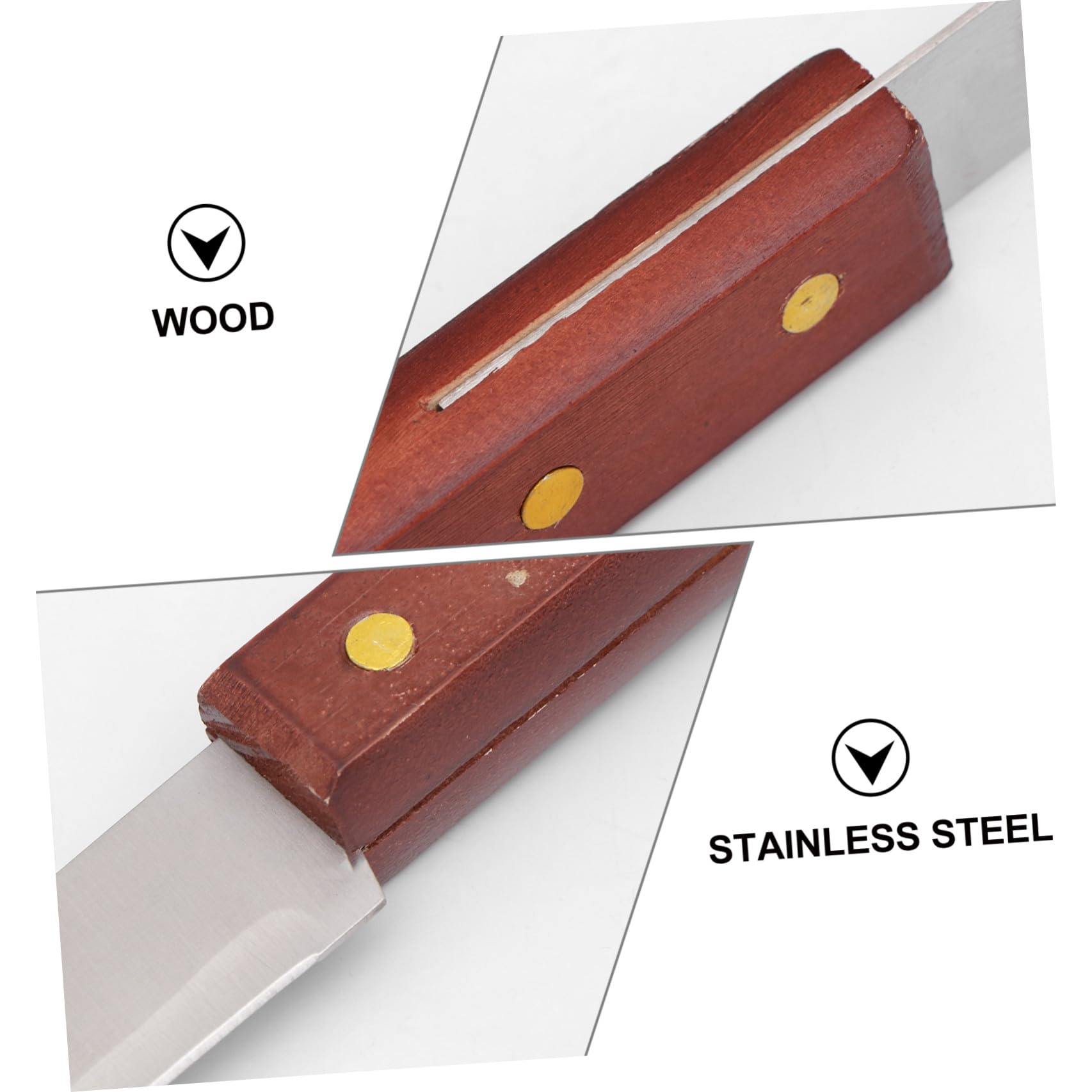 Kit de Utensilios de Acero Inoxidable y Madera 1 Juego para Parrilla