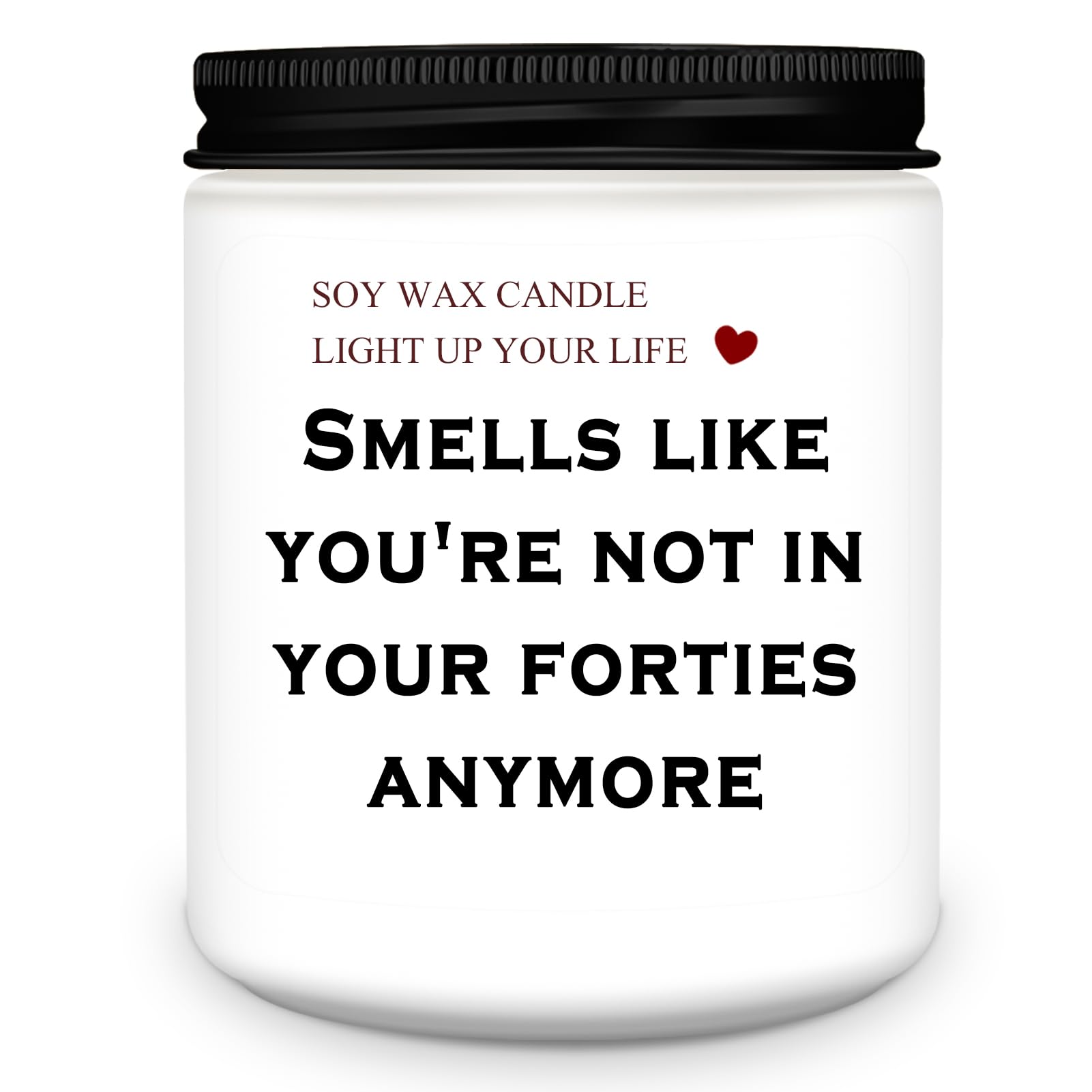 Homsolver 50th Birthday Candle Gifts for Her Him, Happy 50th Birthday Decorations Gift for Women Men, Funny 50 Years Old Gifts Ideas- Lavender Candles