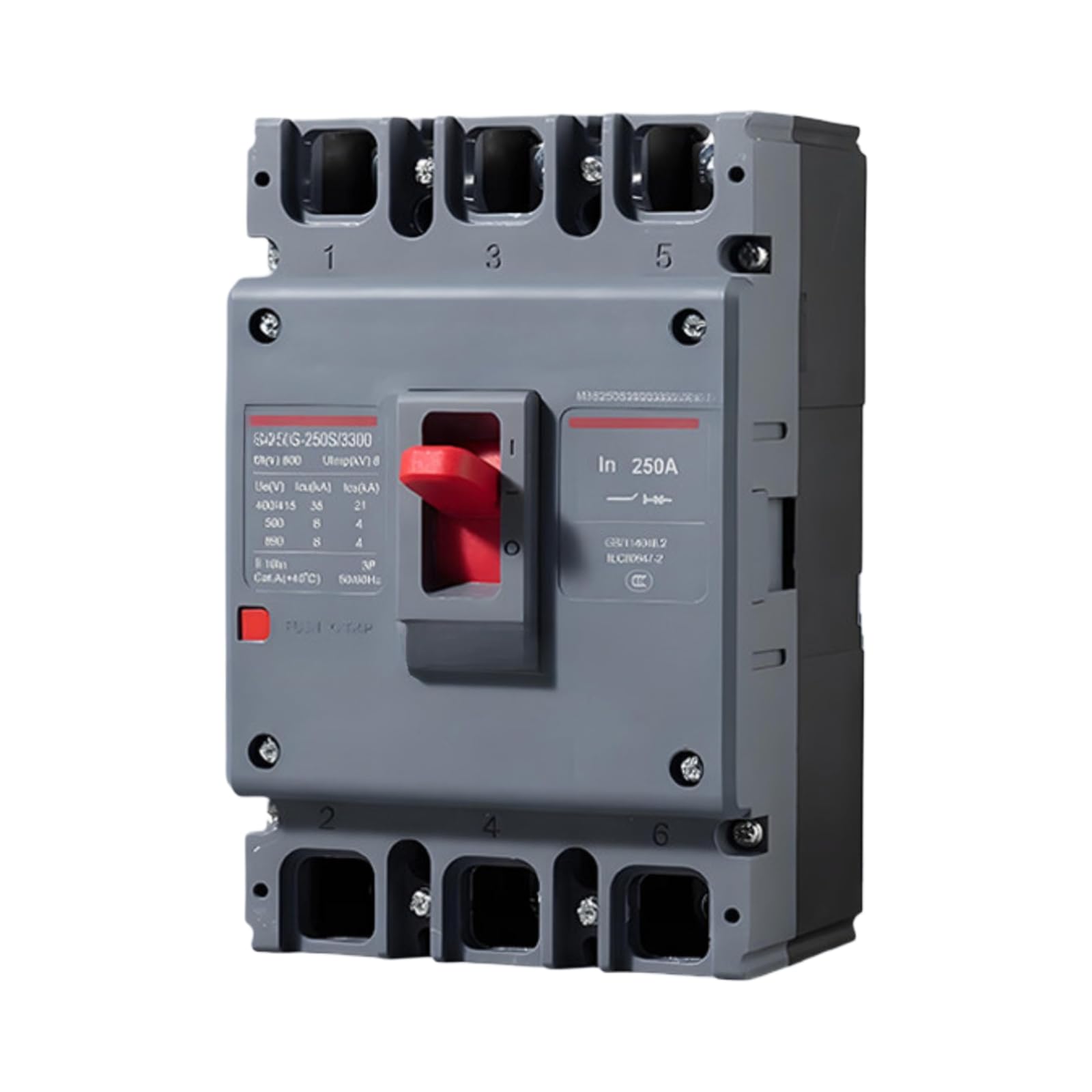 Disjoncteur 3S 63A 3P 35kA protégeant vos installations triphasées 380V