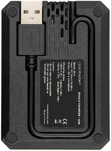 Miniatura 2 de ProMaster Cargador doble - USB para Sony NP-FW50, (modelo 4511)