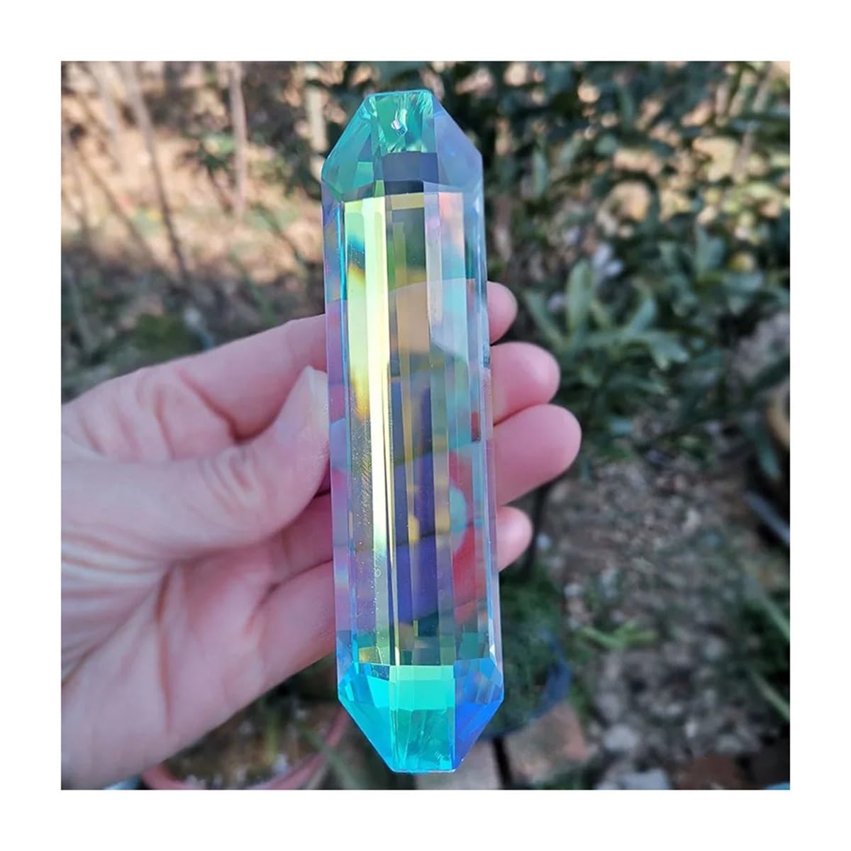 Crystal Chandelier Prism, Sun Catcher, 120mm Rainbow Hexagonal Crystal Chandelier Prism Hanging Pendant Accessories