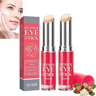 Retinol Eye Cream Stick,Under Eye Brightener Stick,Retinol Brightening Eye Cream Reduce Dark Circles & Bags Under Eyes,Anti Aging Eye Cream for Puffiness,Wrinkles,Fine Lines,3 g