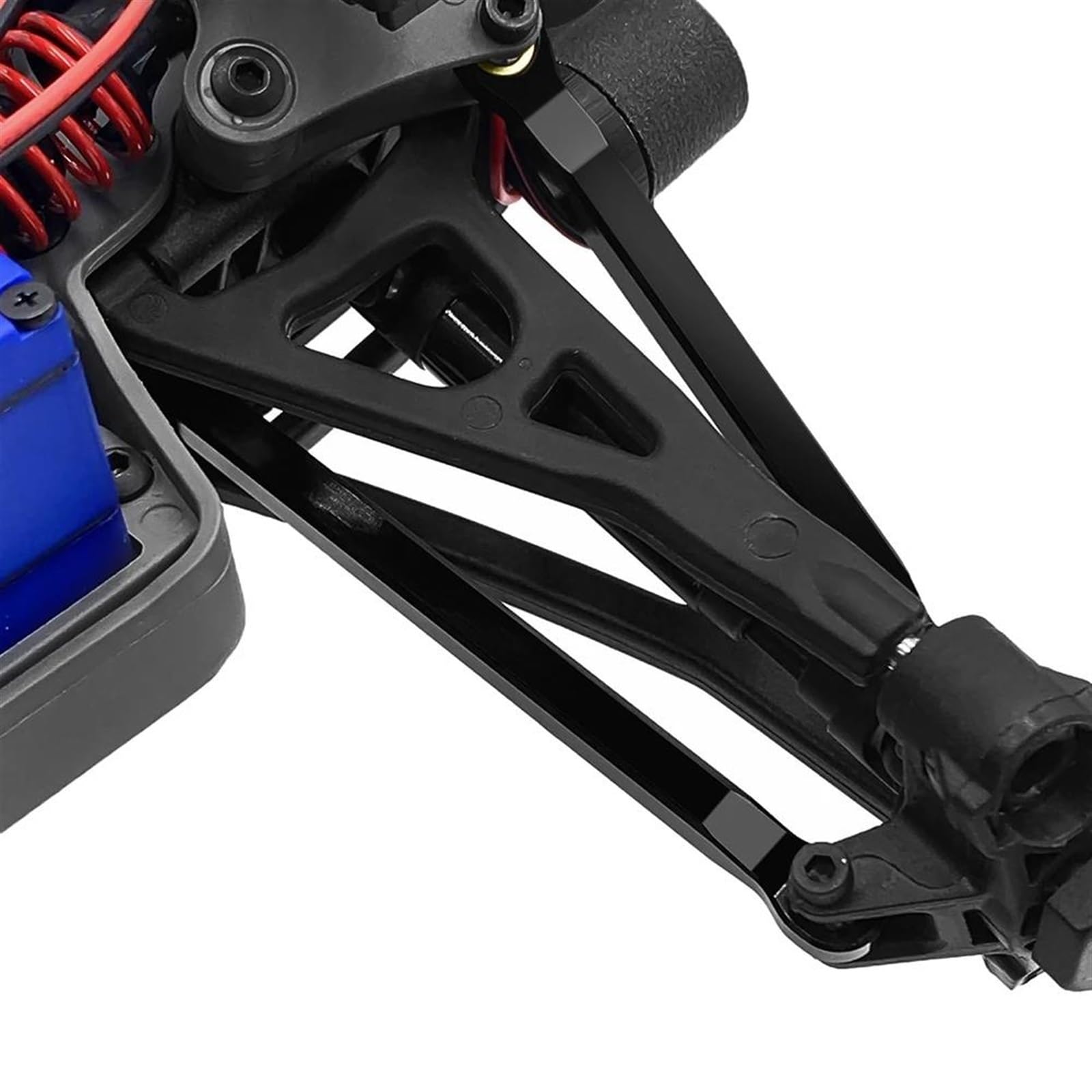 Varilla de Tracción para Mini para E-REV0 para VXL 4WD 1/16 RC Truck, Piezas Mejoradas, Enlaces De Chasis Aleación Aluminio, Juego Completo Varilla Enlace