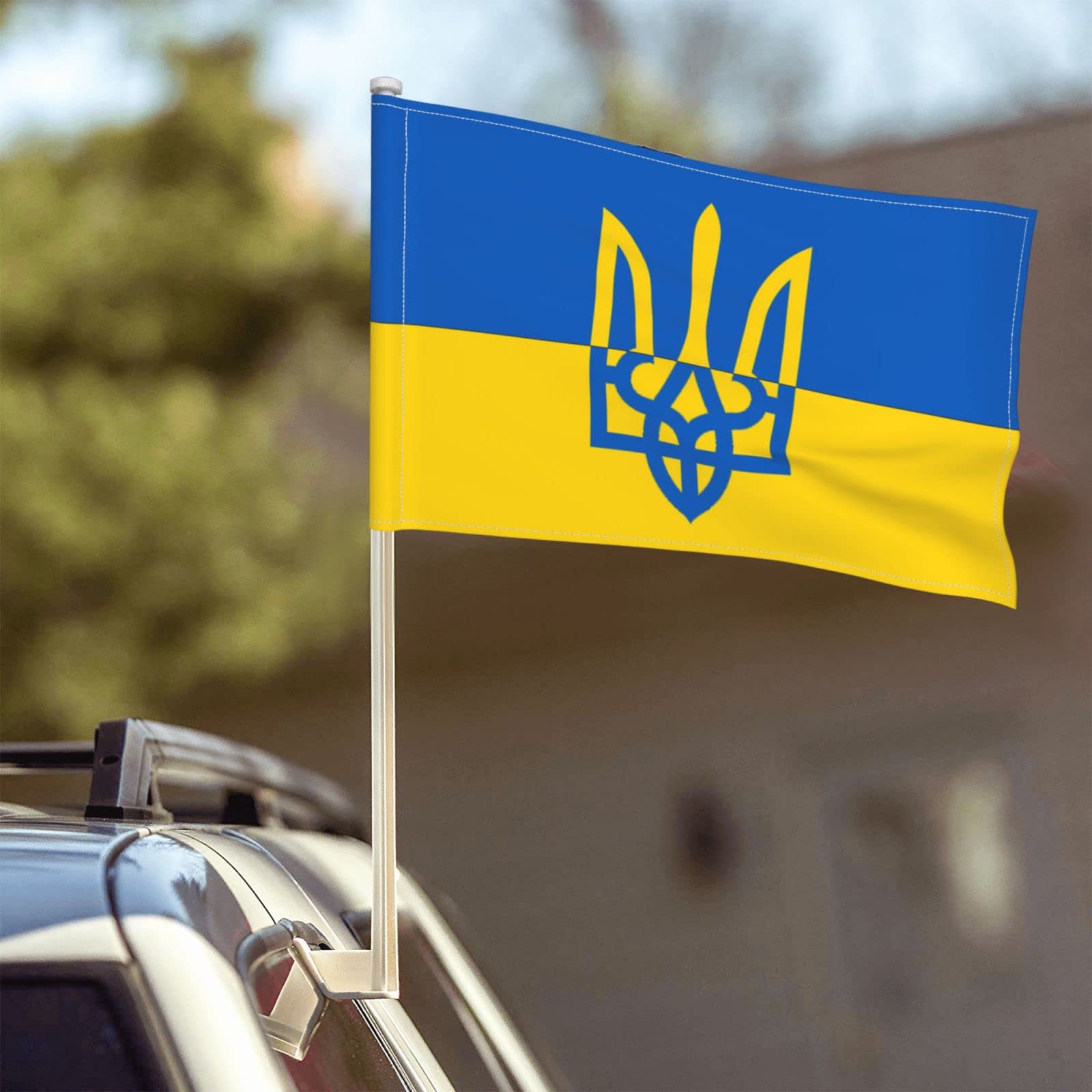 Flagship One Piece Bandiera USA 12x18 Pollici Con Manica - 100% Poliestere 100D, Per Barca, Auto, Giardino Bandiera Con Manica