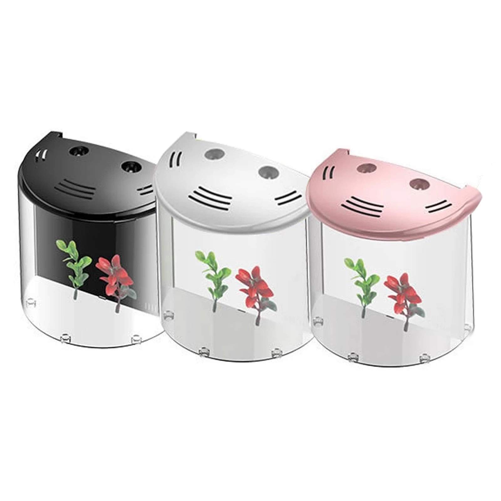Amazon.co.jp: 水槽 5Lフィッシュタンク水族館USB LEDハーフ Amazon.co.jp: 水槽 5Lフィッシュタンク水族館USB LEDハーフ