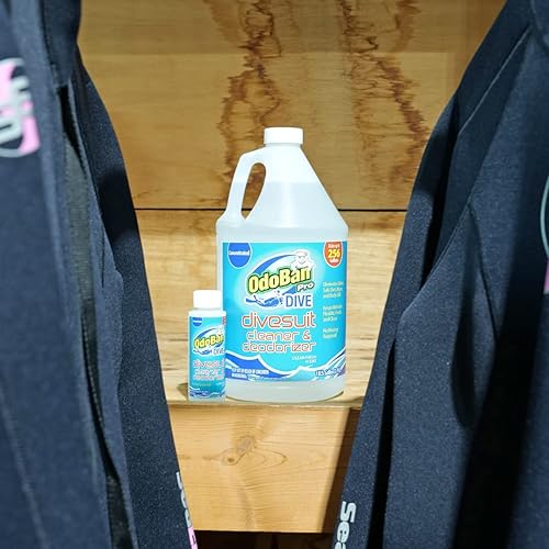 Miniatura 5 de OdoBan Dive No-Rinse - Limpiador concentrado para trajes de neopreno, 1 galón