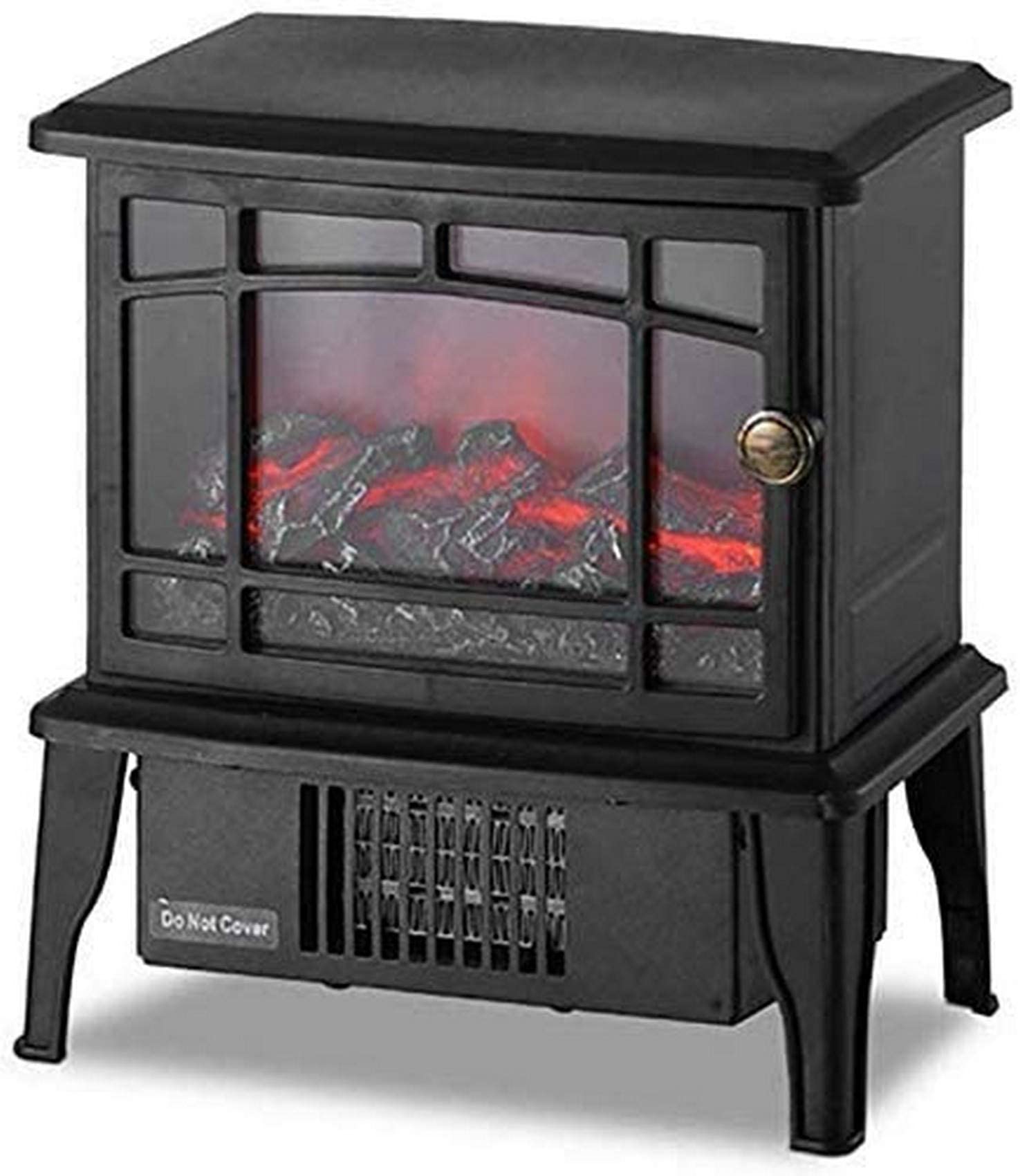 Safety Thermostat Silent Radiation-Free 1400 W Electric Stove Realistic  Flame Effect Fireplace Heating Wood Flame Effect Free-Standing Fireplaces  Black Indoor Use : Amazon.co.uk: DIY u0026 Tools
